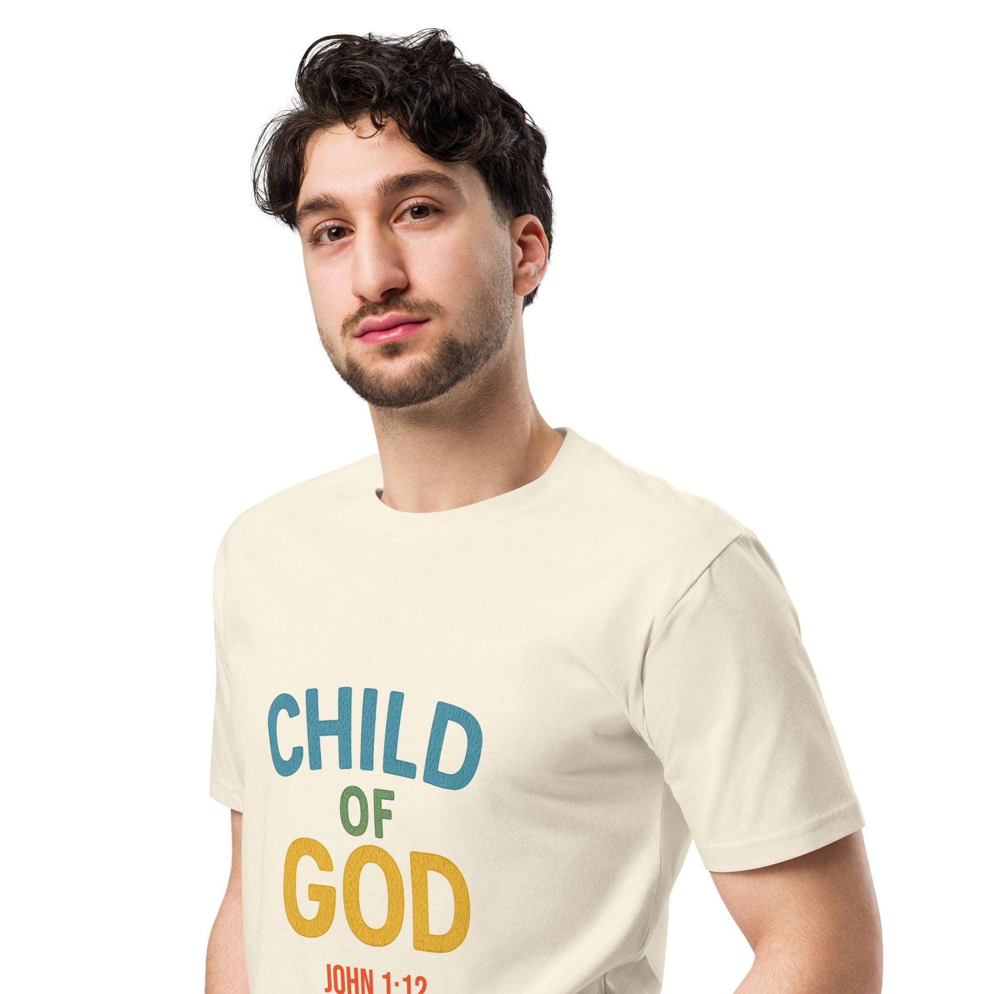 Child of God T-Shirt – John 1:12 Bible Verse Tee – Christian Unisex Shirt – Faith-Based Scripture Apparel - Inspired by True Love