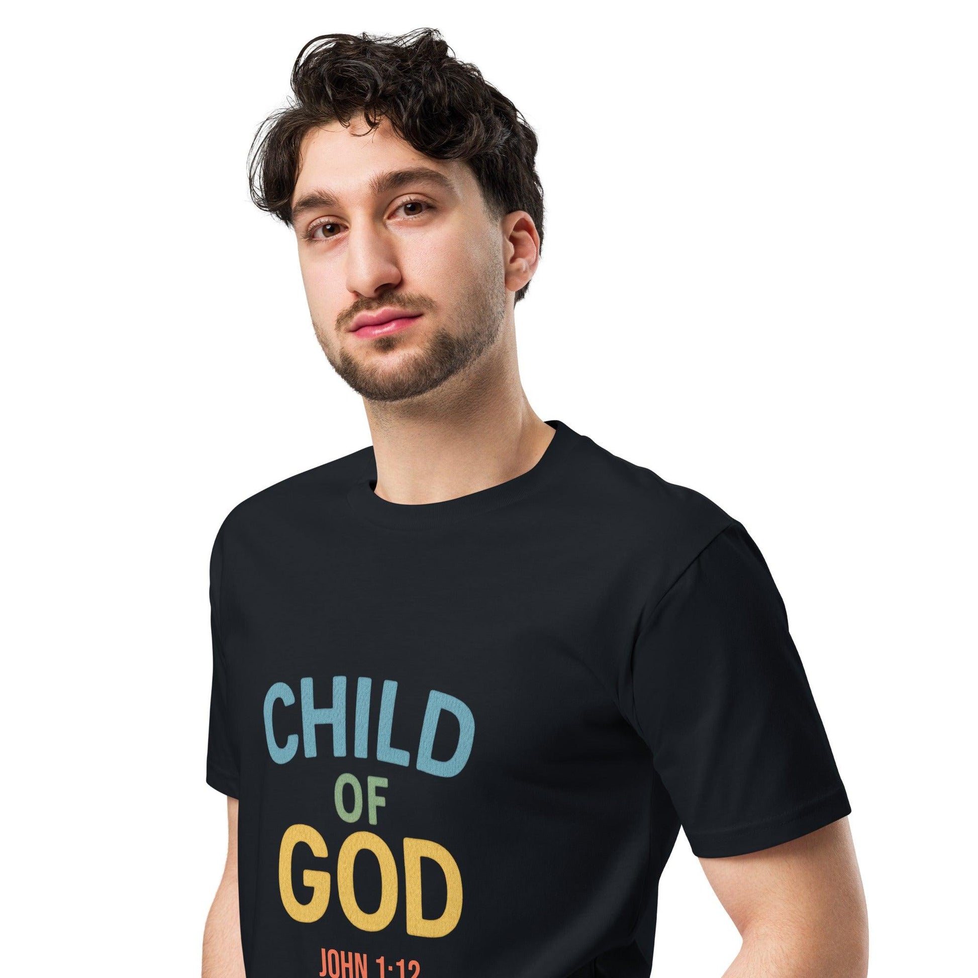Child of God T-Shirt – John 1:12 Bible Verse Tee – Christian Unisex Shirt – Faith-Based Scripture Apparel - Inspired by True Love