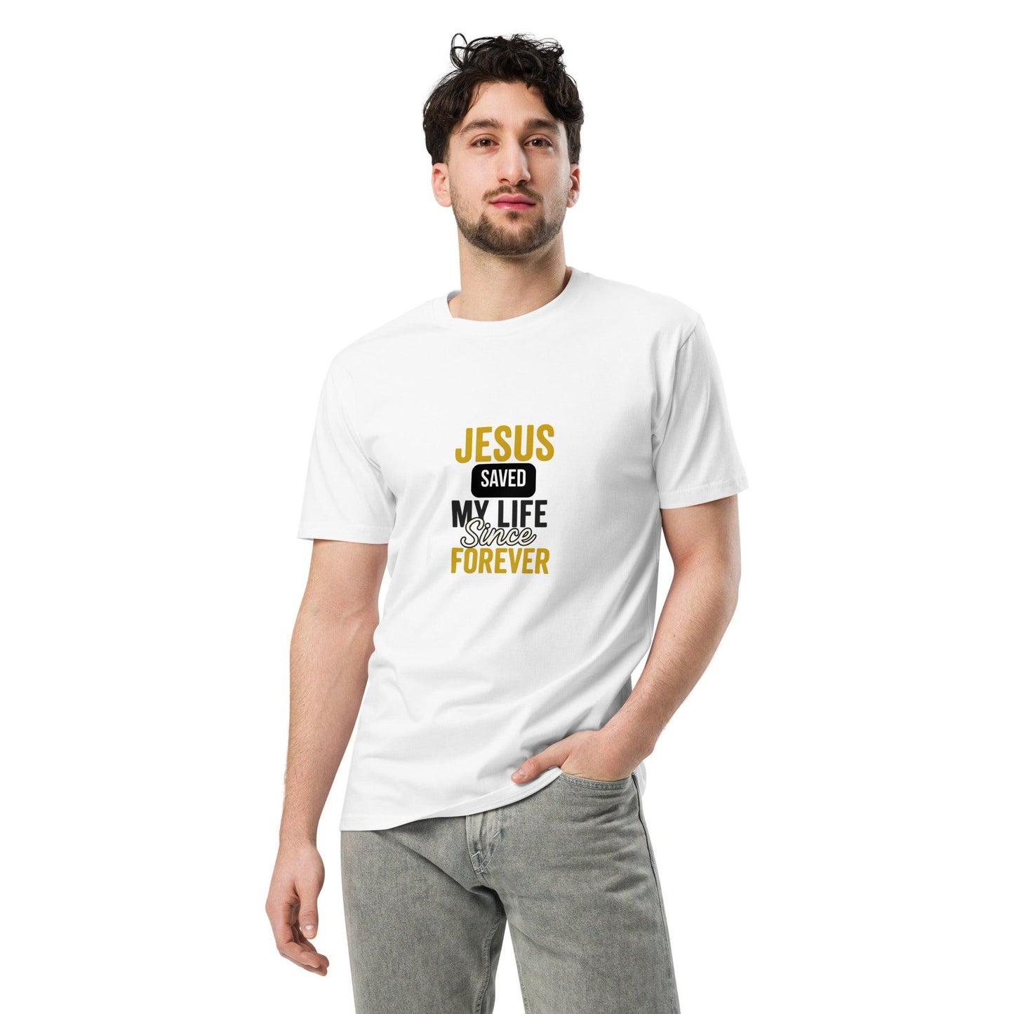Jesus Saving My Life Since Forever T-Shirt – Christian Unisex Tee – Faith-Based Statement Shirt – Bold Jesus Apparel - Inspired by True Love