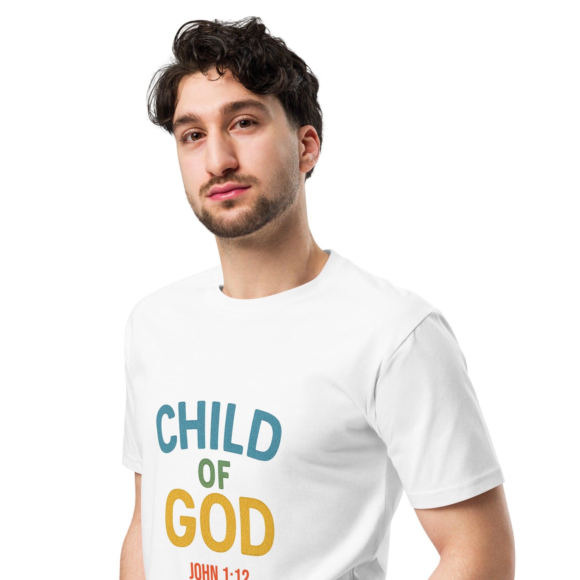 Child of God T-Shirt – John 1:12 Bible Verse Tee – Christian Unisex Shirt – Faith-Based Scripture Apparel - Inspired by True Love