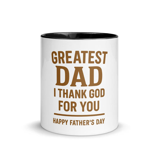 Christian Father’s Day Mug – Best Dad Ever – Faith-Based Gift for Dad – Inspirational Scripture Coffee Cup - Inspired by True Love