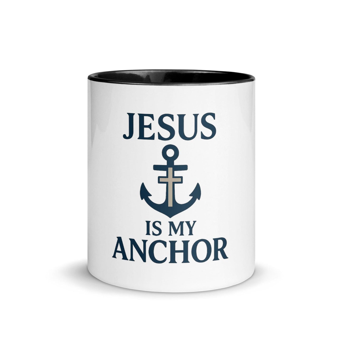 Jesus Is My Anchor Mug – Christian Faith Mug with Nautical Inspiration - Inspired by True Love