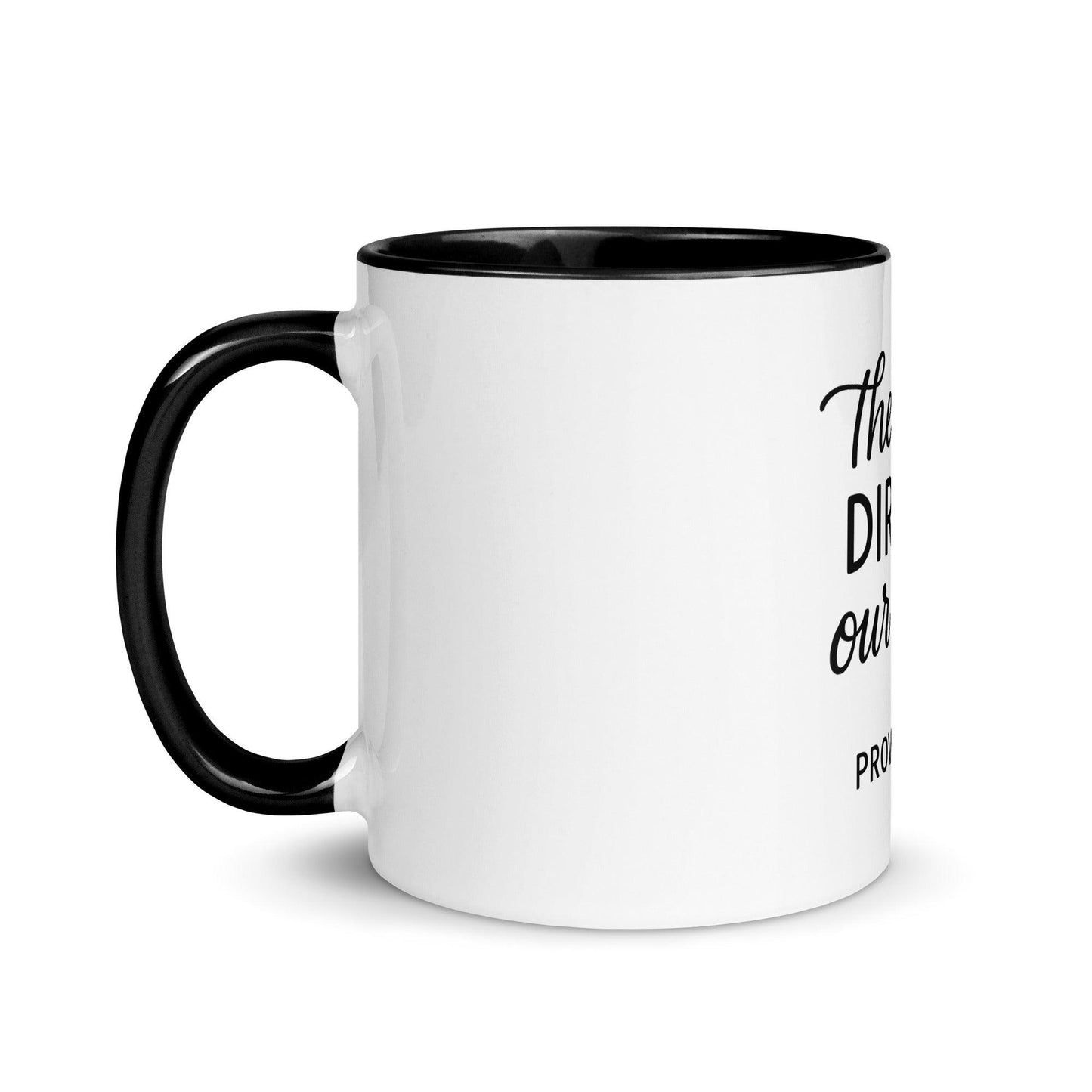 The Lord Directs Our Steps Bible Verse Coffee Cup | Christian Gift for Men & Women - Inspired by True Love