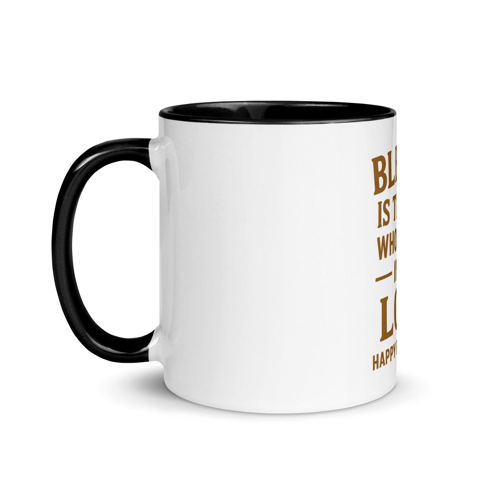 Blessed Is the Man Who Trusts in the Lord – Father’s Day Mug – Christian Gift for Dad – Jeremiah 17:7 Inspirational Coffee Cup - Inspired by True Love