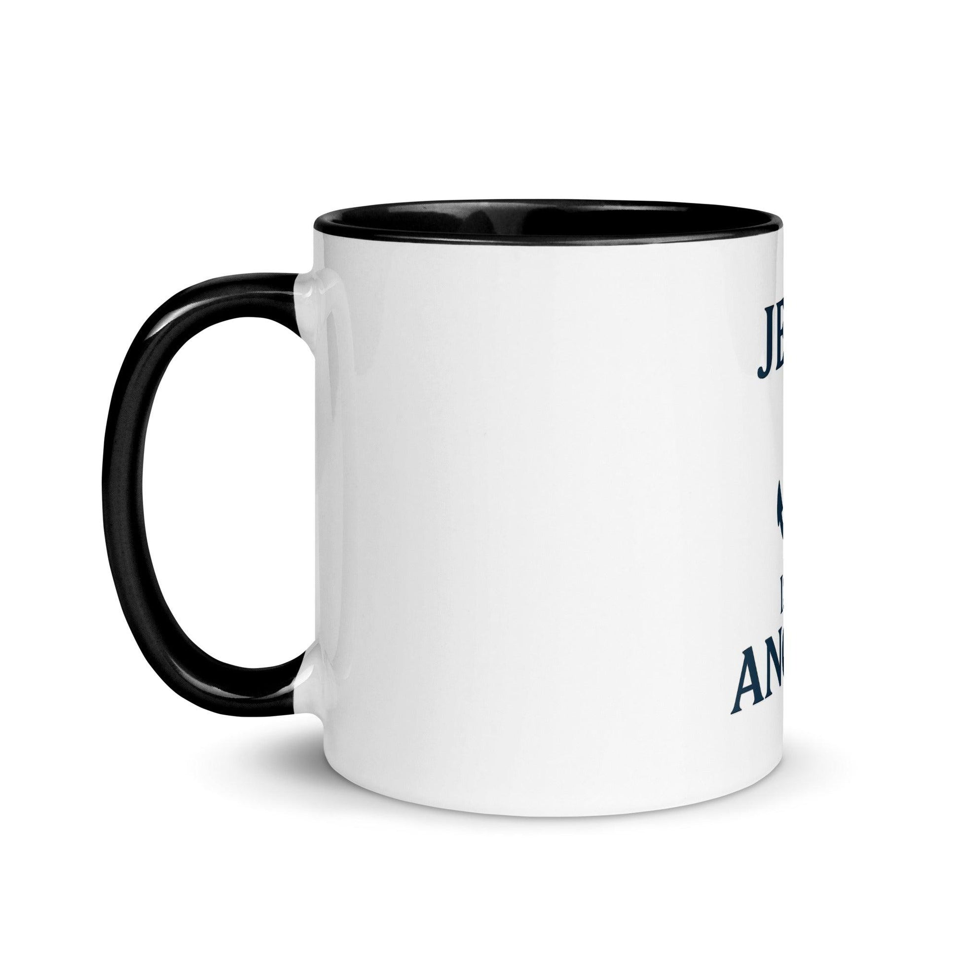 Jesus Is My Anchor Mug – Christian Faith Mug with Nautical Inspiration - Inspired by True Love