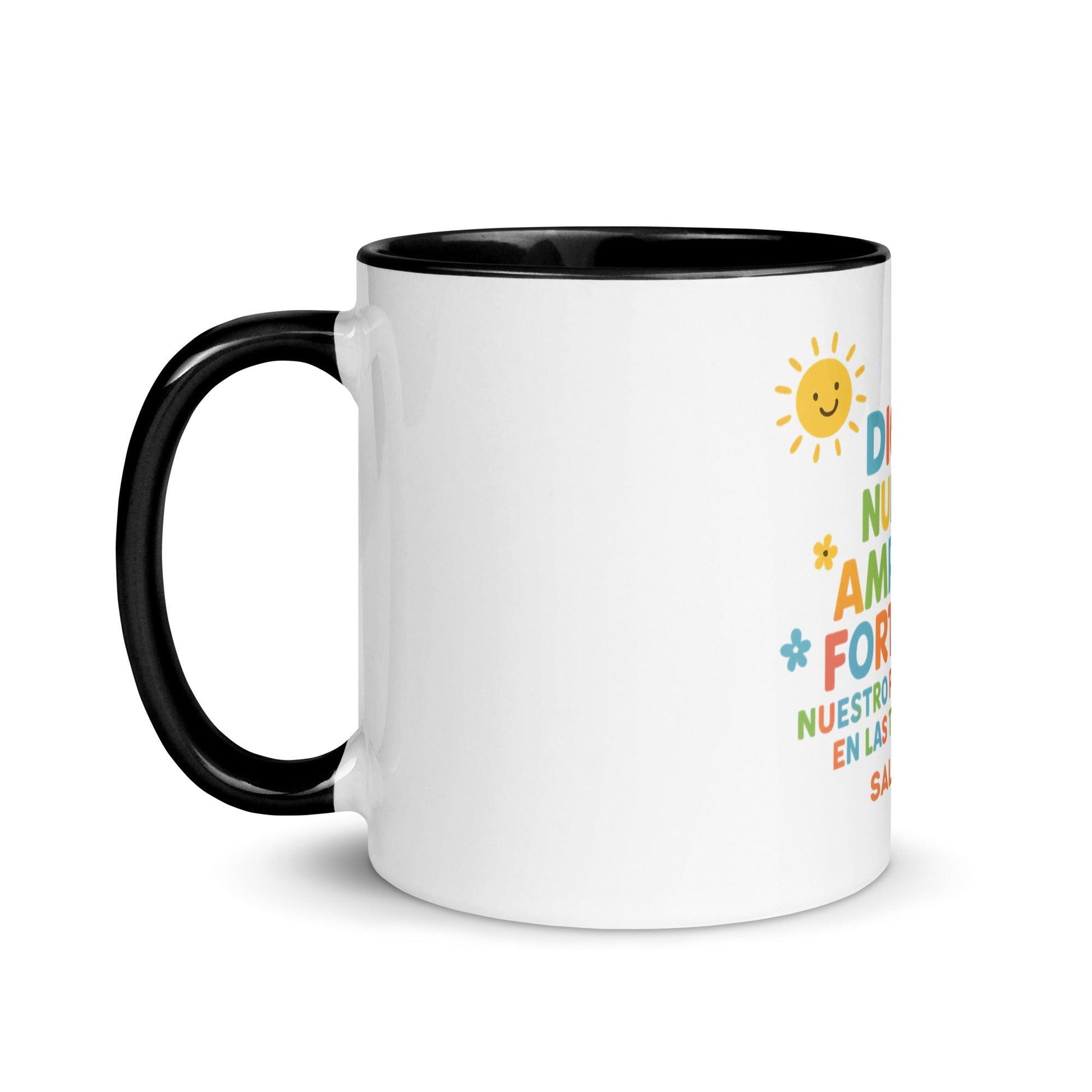 Psalm 46:1 Kids Mug – God Is Our Refuge and Strength Spanish Scripture Cup - Inspired by True Love