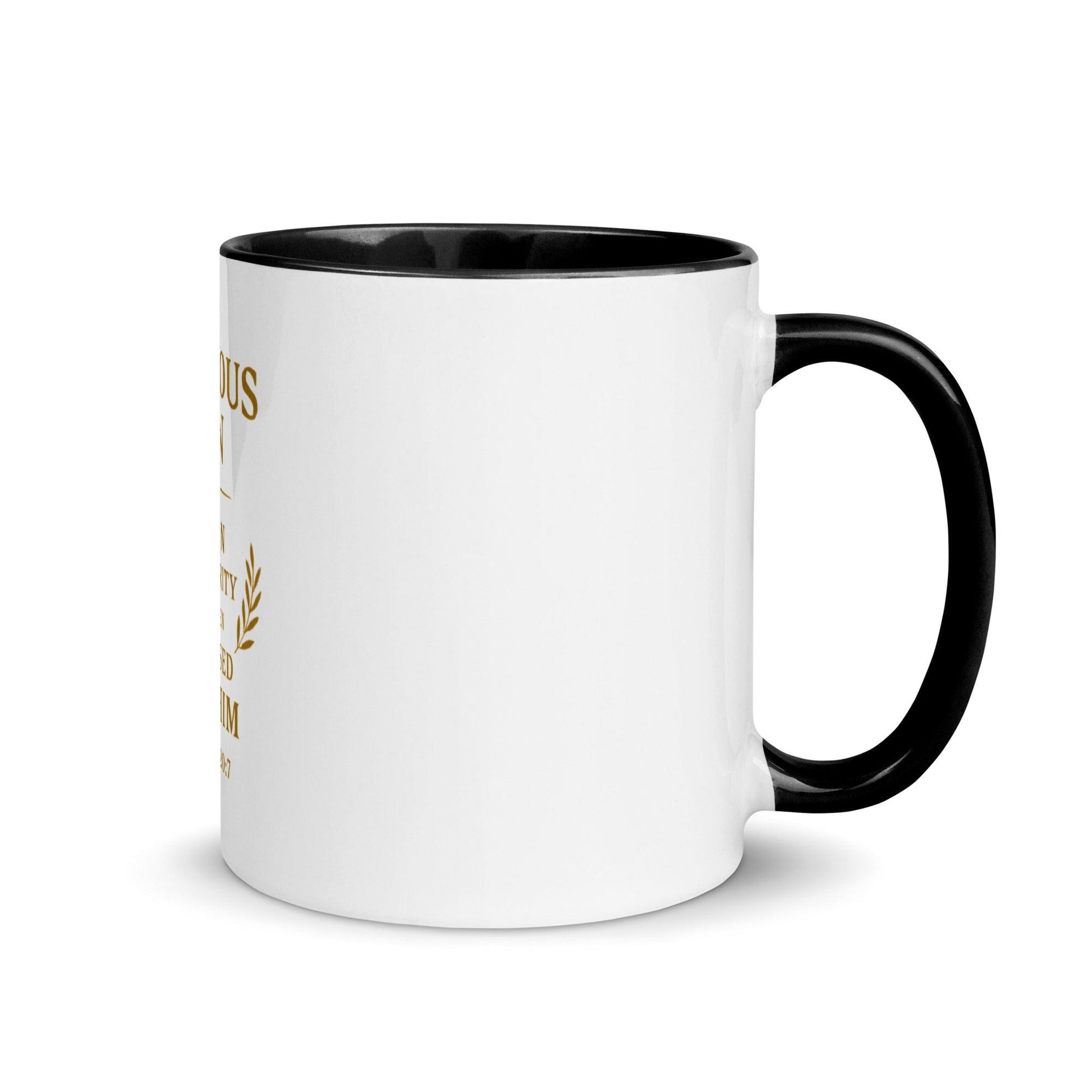Proverbs 20:7 Mug – The Righteous Man Walks in Integrity Christian Cup - Inspired by True Love