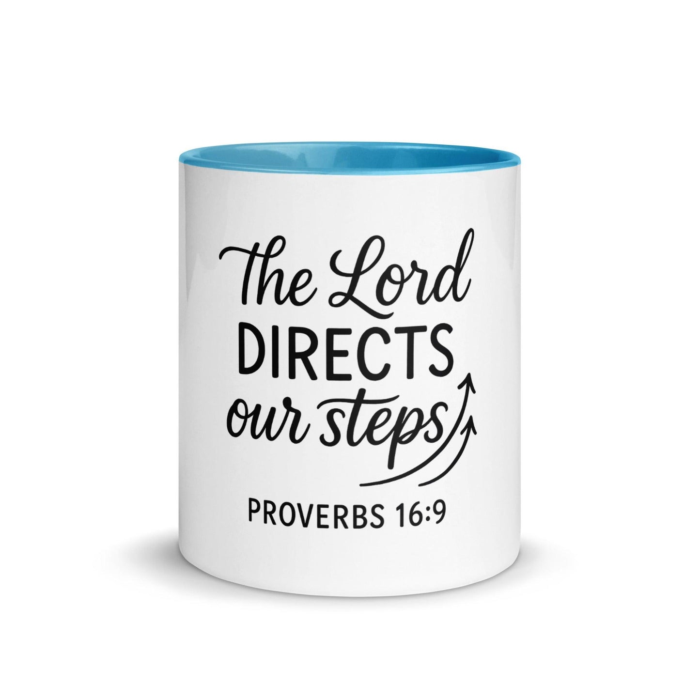 The Lord Directs Our Steps Bible Verse Coffee Cup | Christian Gift for Men & Women - Inspired by True Love