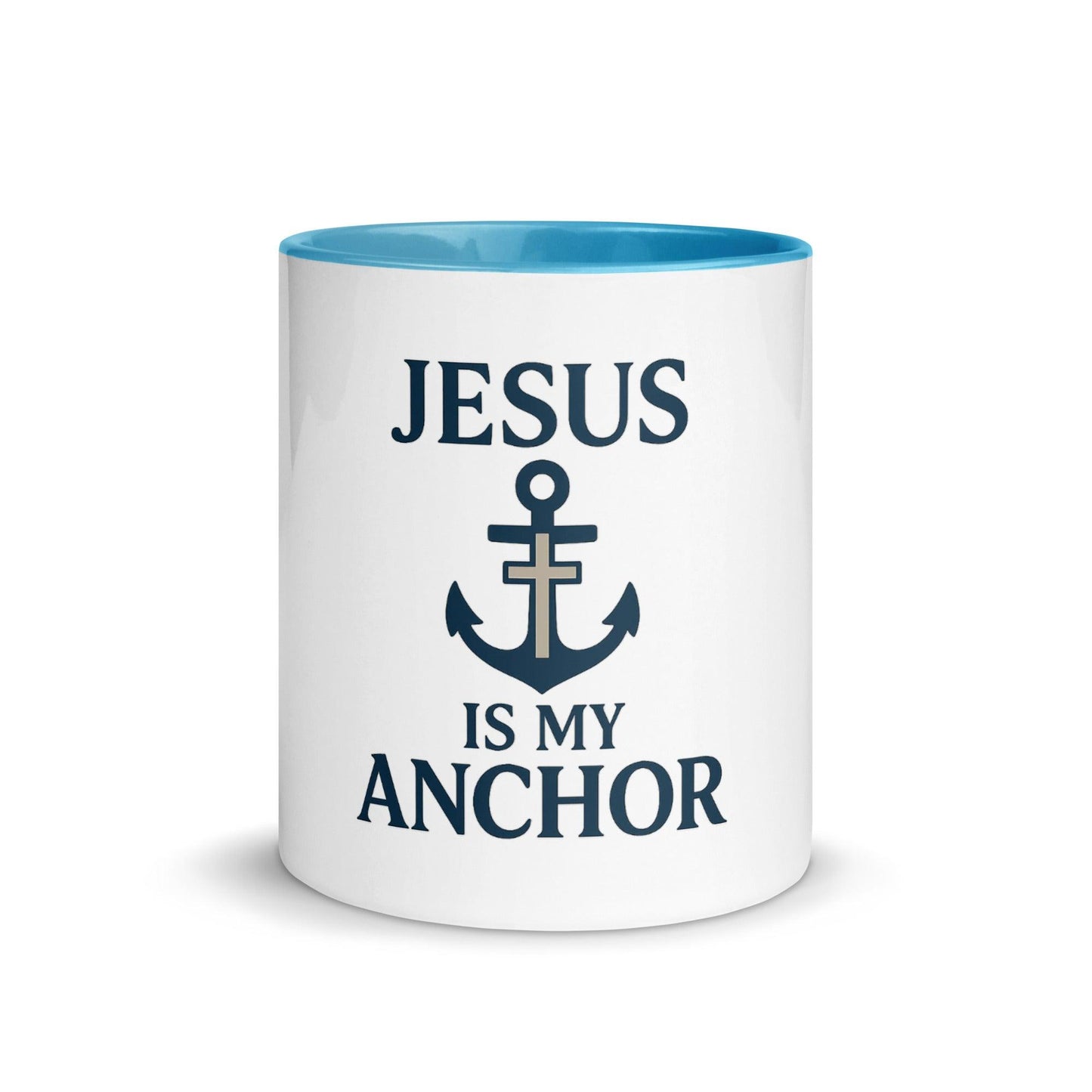 Jesus Is My Anchor Mug – Christian Faith Mug with Nautical Inspiration - Inspired by True Love