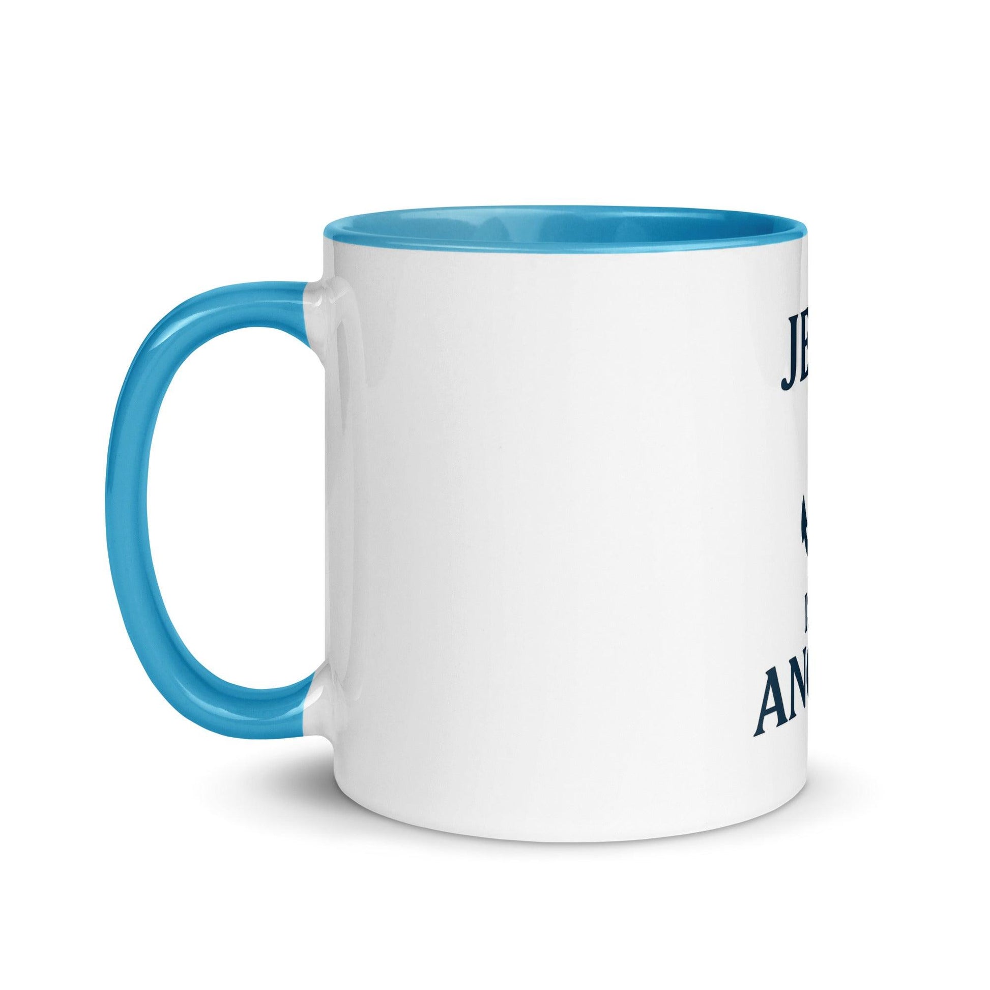 Jesus Is My Anchor Mug – Christian Faith Mug with Nautical Inspiration - Inspired by True Love