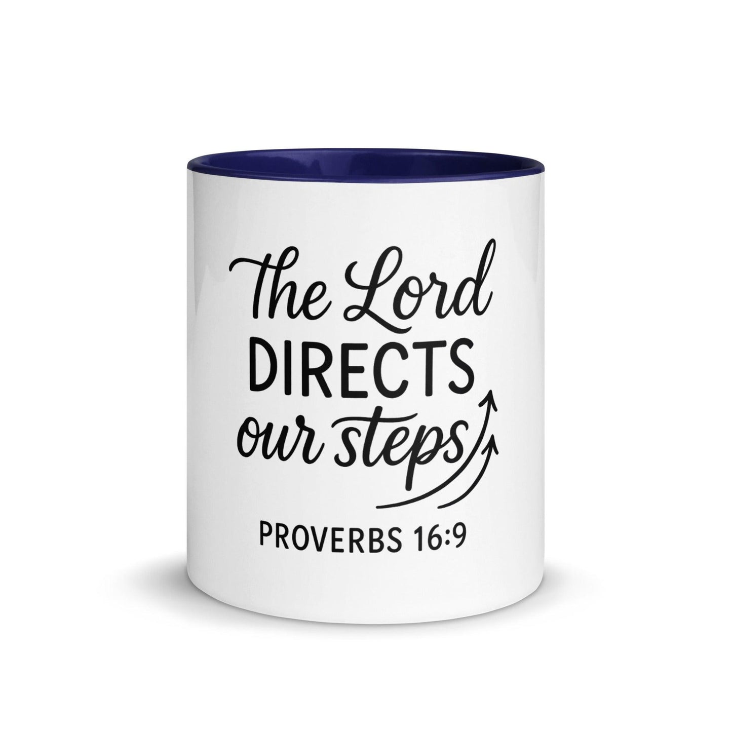 The Lord Directs Our Steps Bible Verse Coffee Cup | Christian Gift for Men & Women - Inspired by True Love