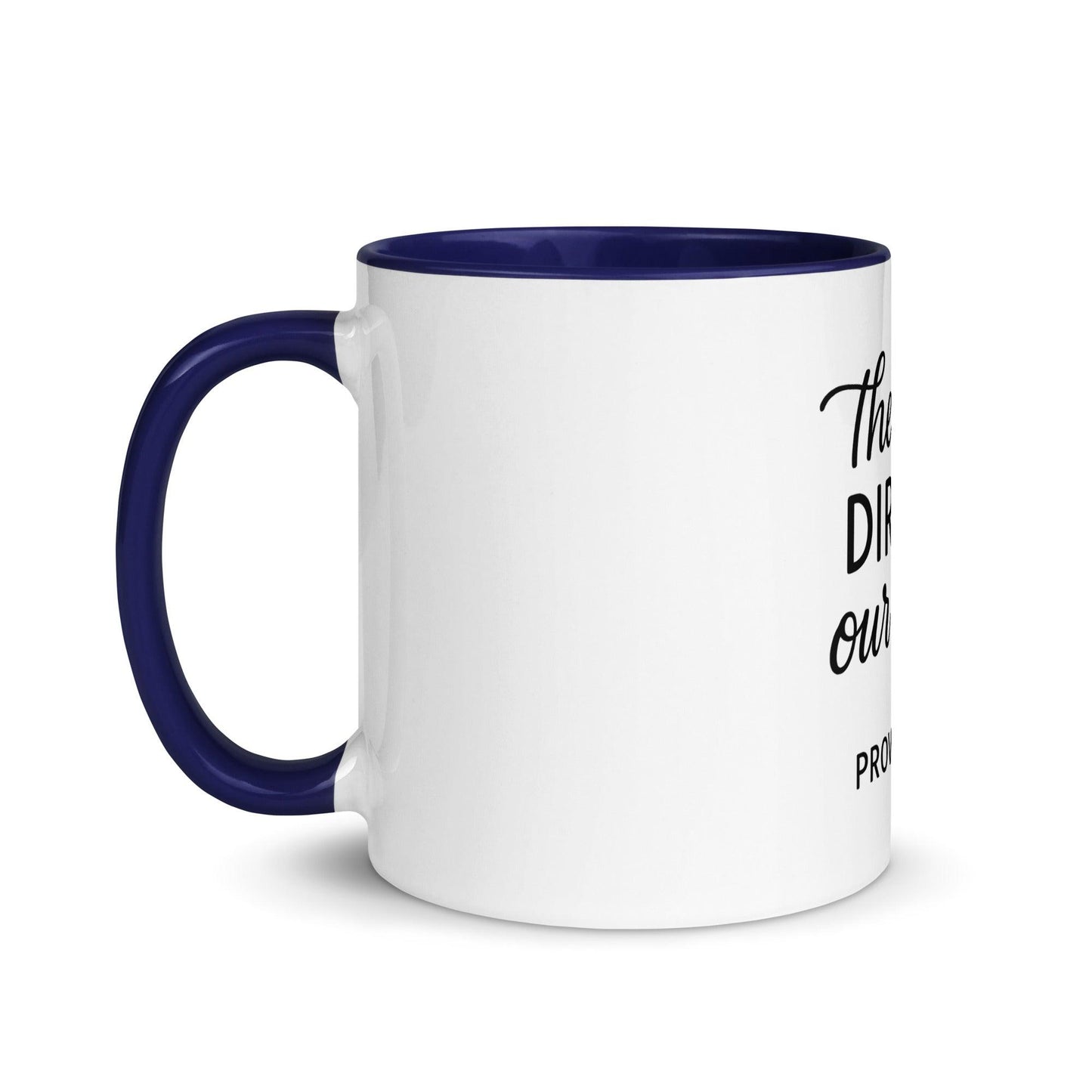 The Lord Directs Our Steps Bible Verse Coffee Cup | Christian Gift for Men & Women - Inspired by True Love