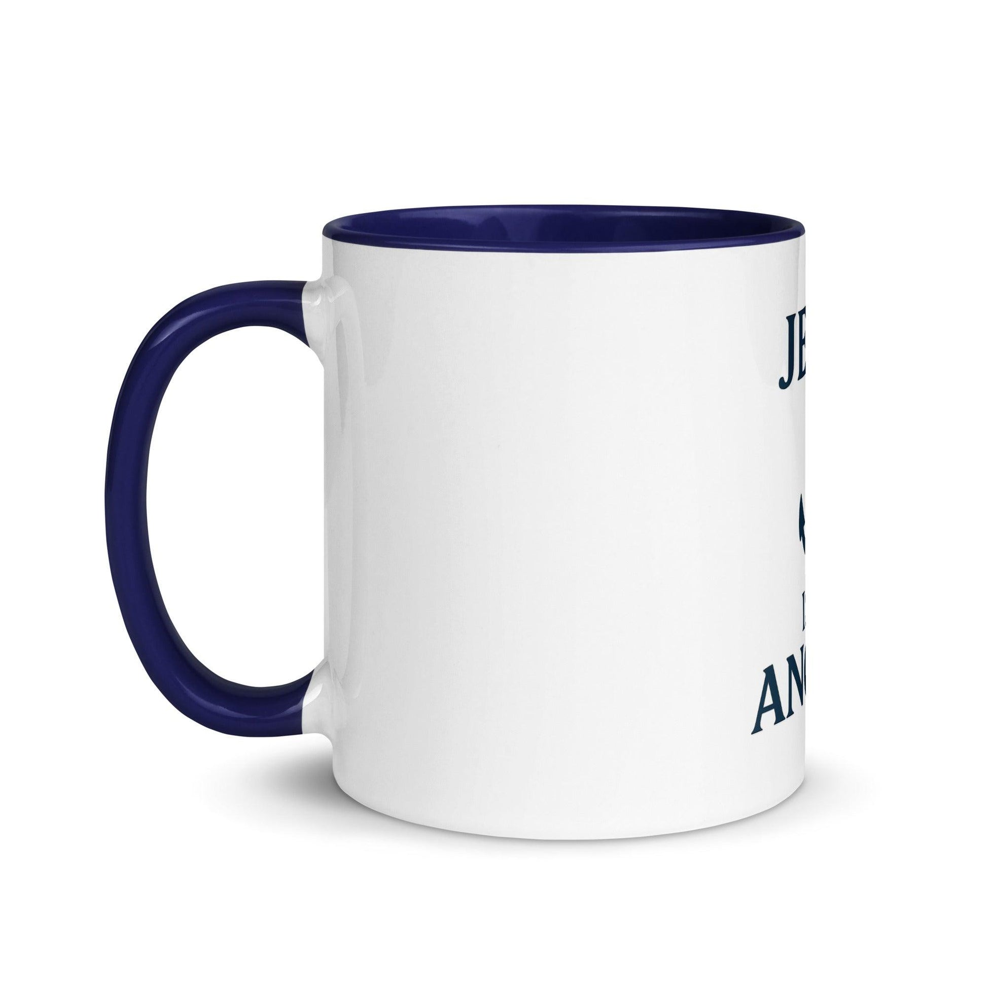 Jesus Is My Anchor Mug – Christian Faith Mug with Nautical Inspiration - Inspired by True Love
