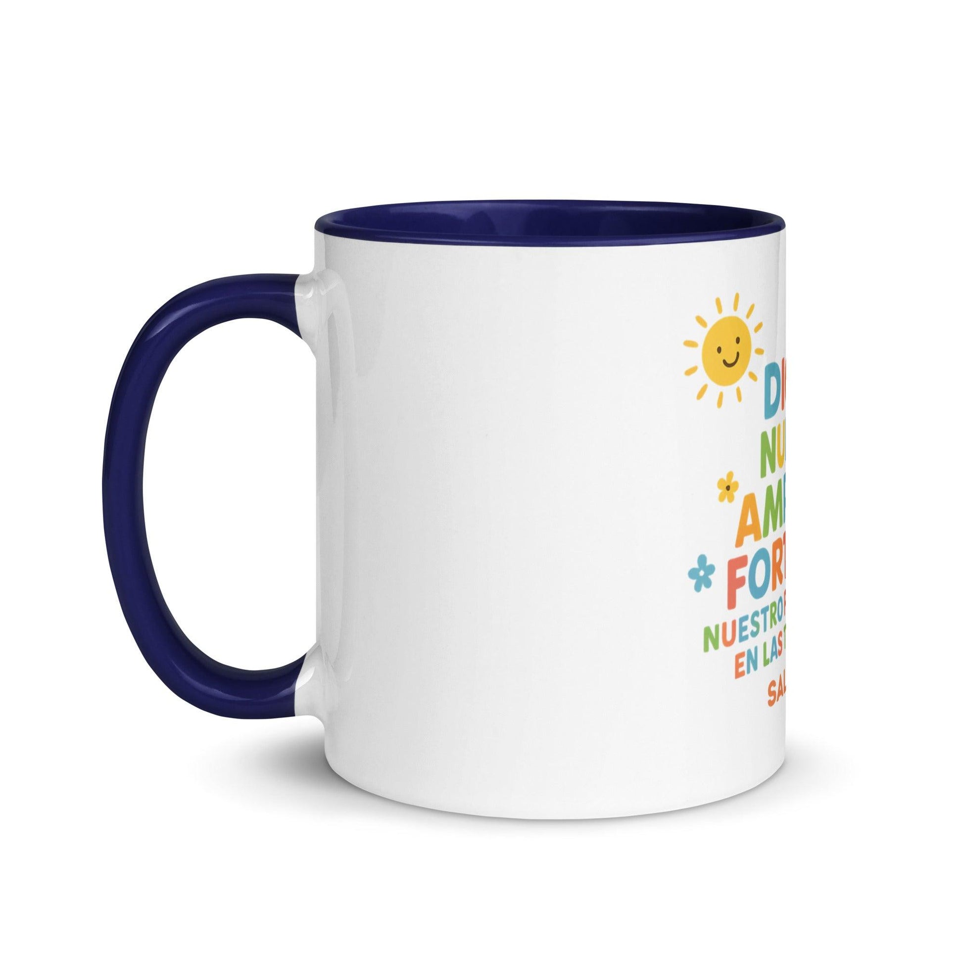 Psalm 46:1 Kids Mug – God Is Our Refuge and Strength Spanish Scripture Cup - Inspired by True Love