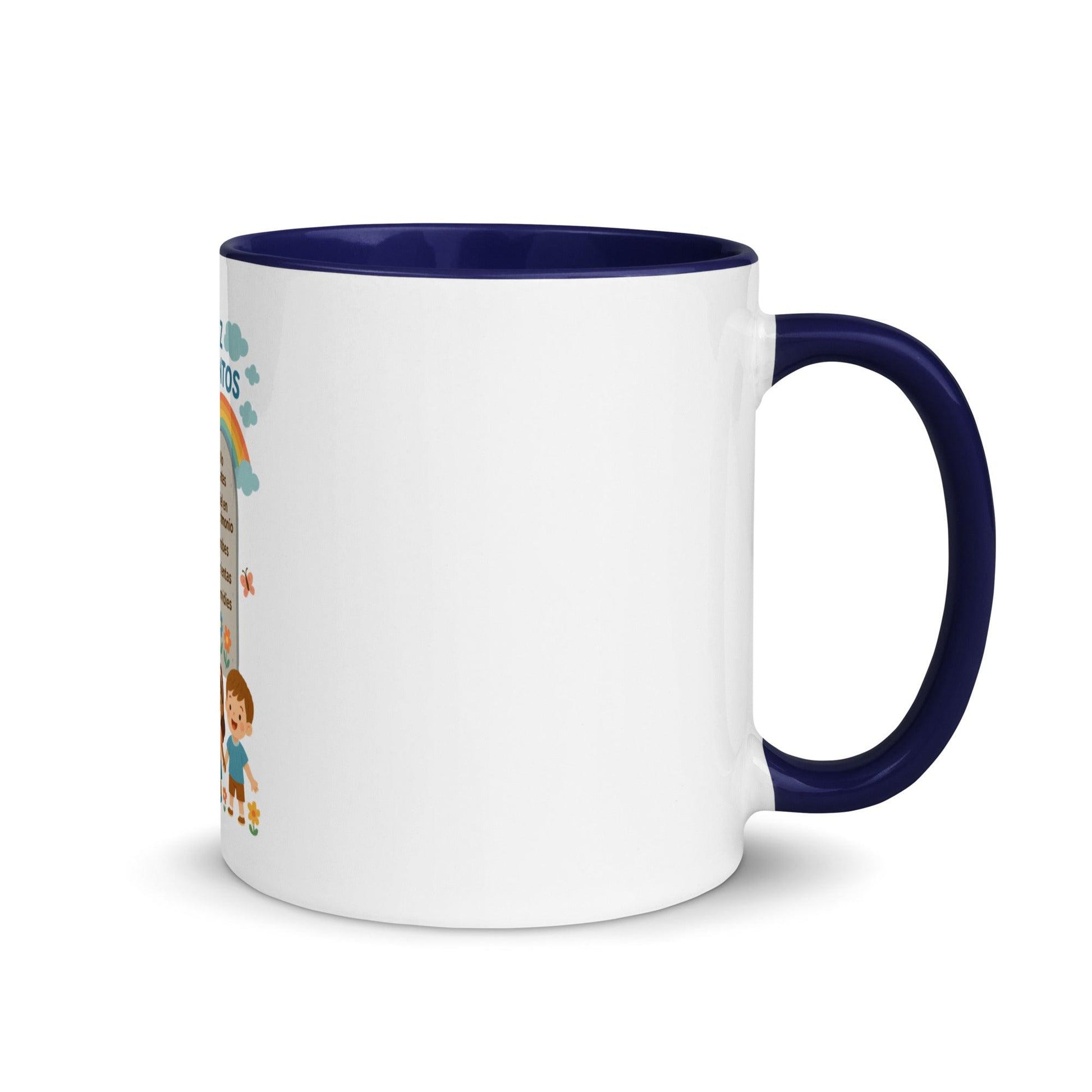 Ten Commandments Spanish Scripture Kids Mug – Christian Enamel Cup for Children - Inspired by True Love