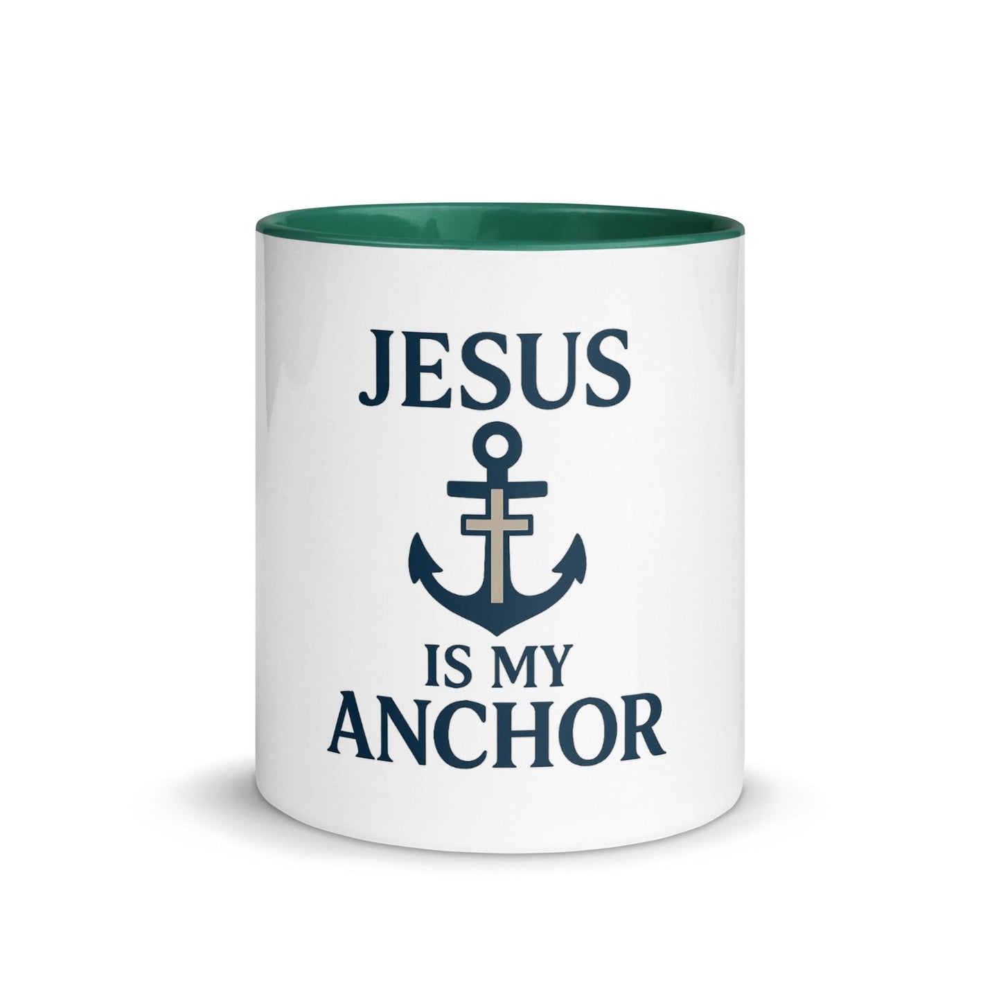 Jesus Is My Anchor Mug – Christian Faith Mug with Nautical Inspiration - Inspired by True Love