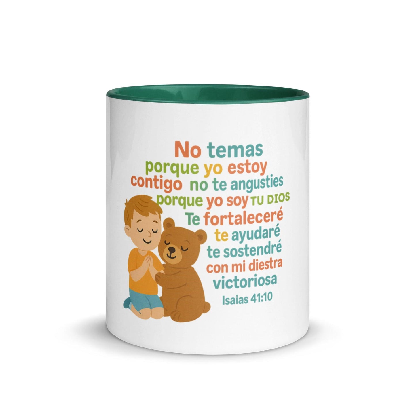 Isaiah 41:10 Spanish Scripture – Fear Not for I Am with You Christian Gift - Inspired by True Love