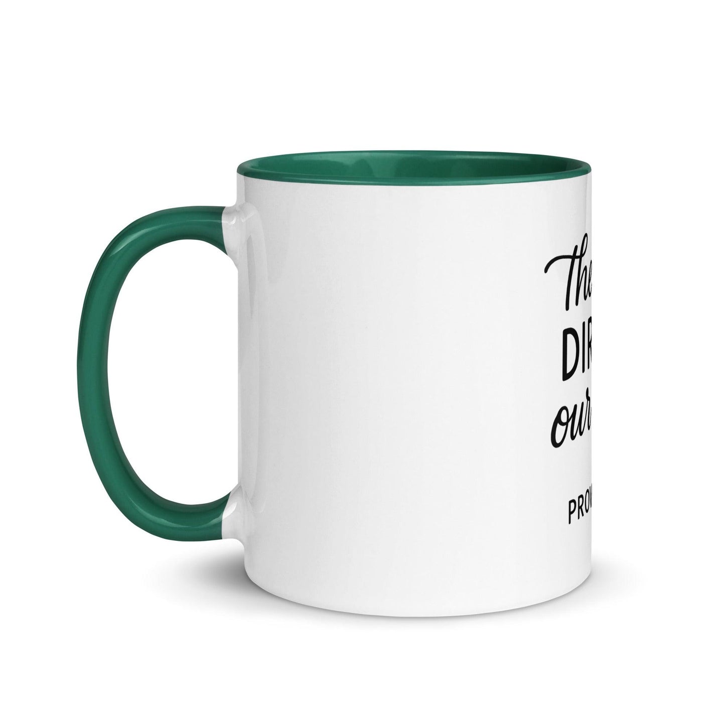The Lord Directs Our Steps Bible Verse Coffee Cup | Christian Gift for Men & Women - Inspired by True Love