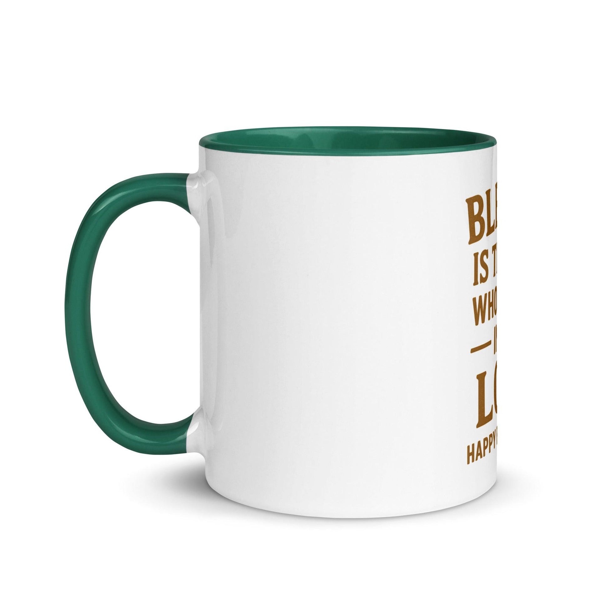 Blessed Is the Man Who Trusts in the Lord – Father’s Day Mug – Christian Gift for Dad – Jeremiah 17:7 Inspirational Coffee Cup - Inspired by True Love