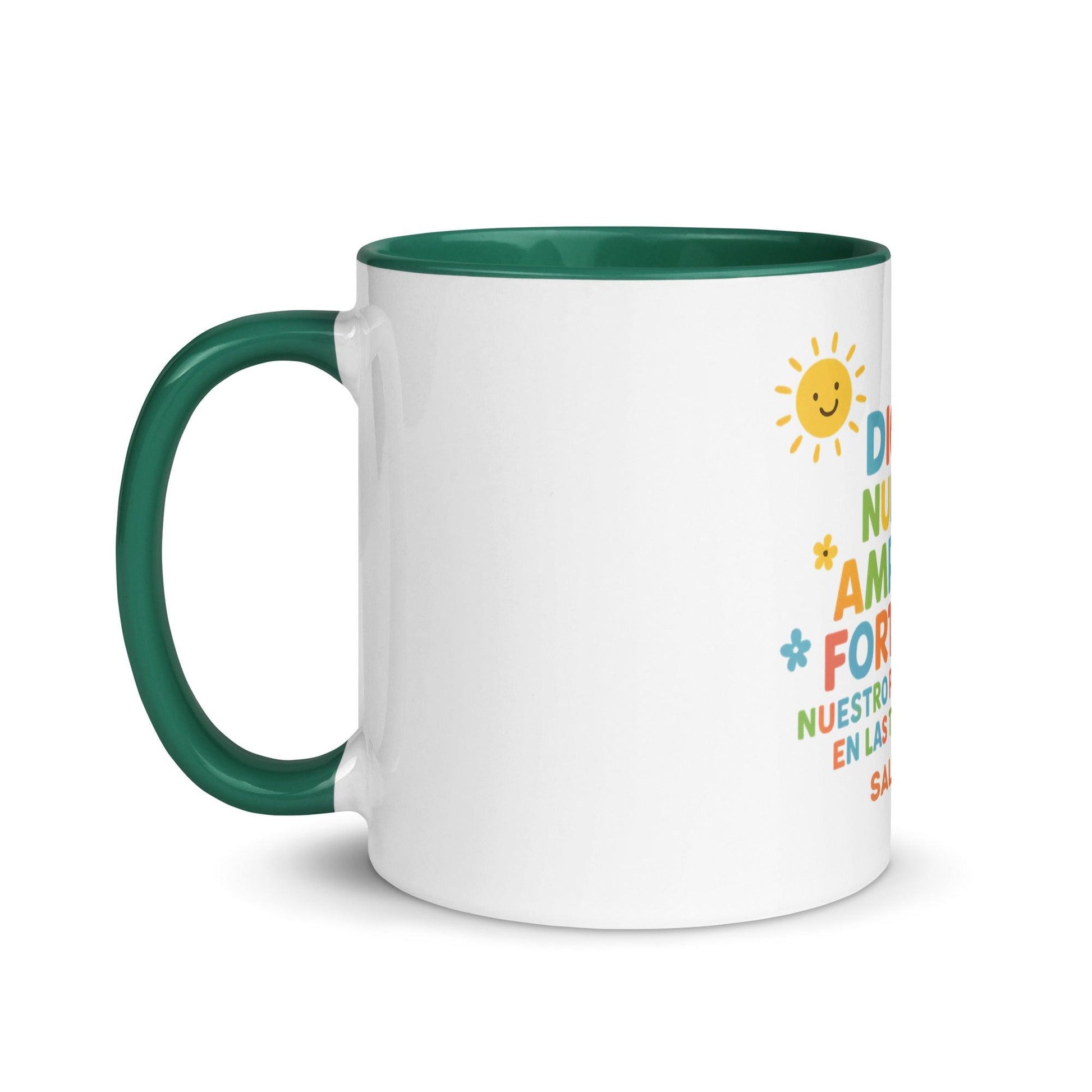 Psalm 46:1 Kids Mug – God Is Our Refuge and Strength Spanish Scripture Cup - Inspired by True Love
