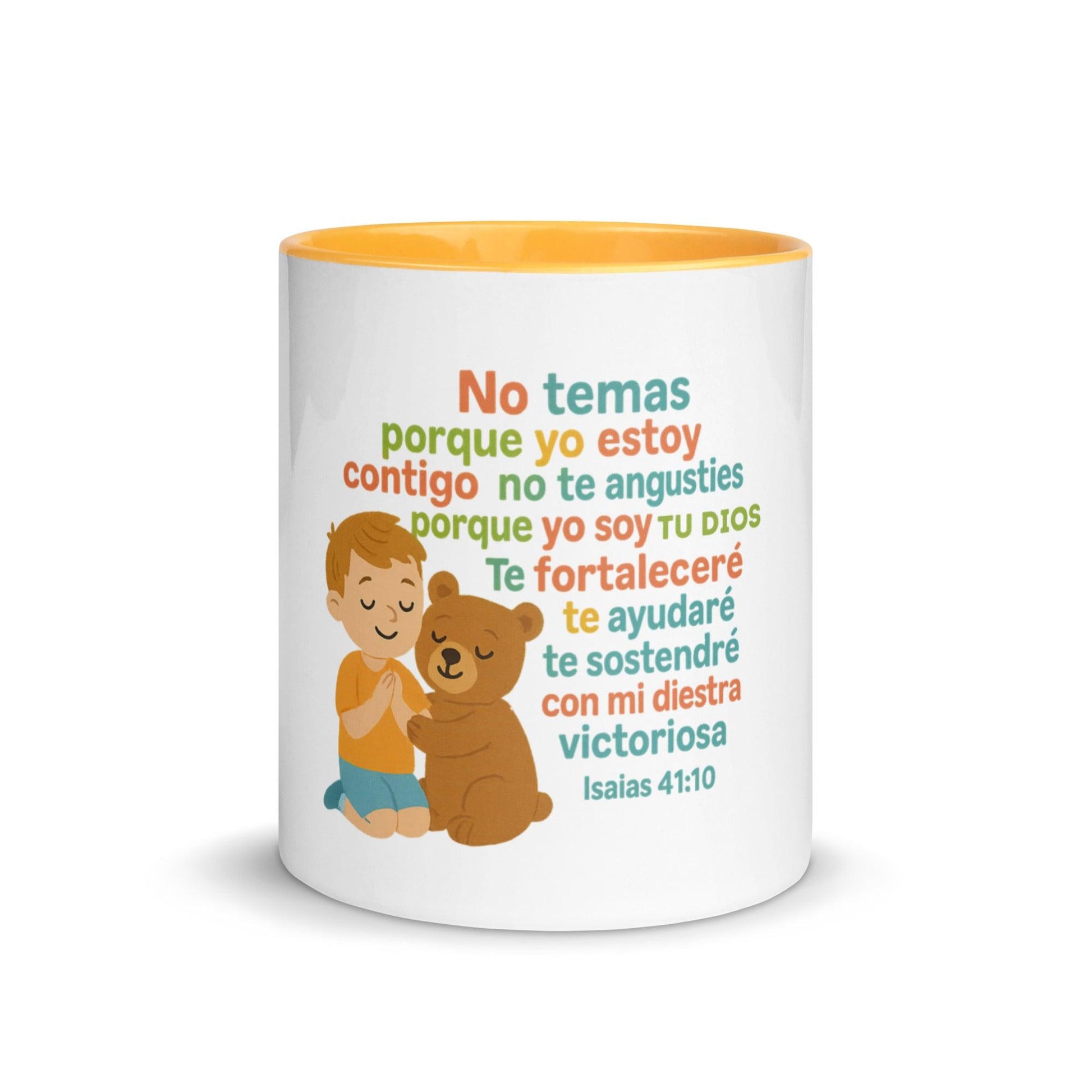 Isaiah 41:10 Spanish Scripture – Fear Not for I Am with You Christian Gift - Inspired by True Love