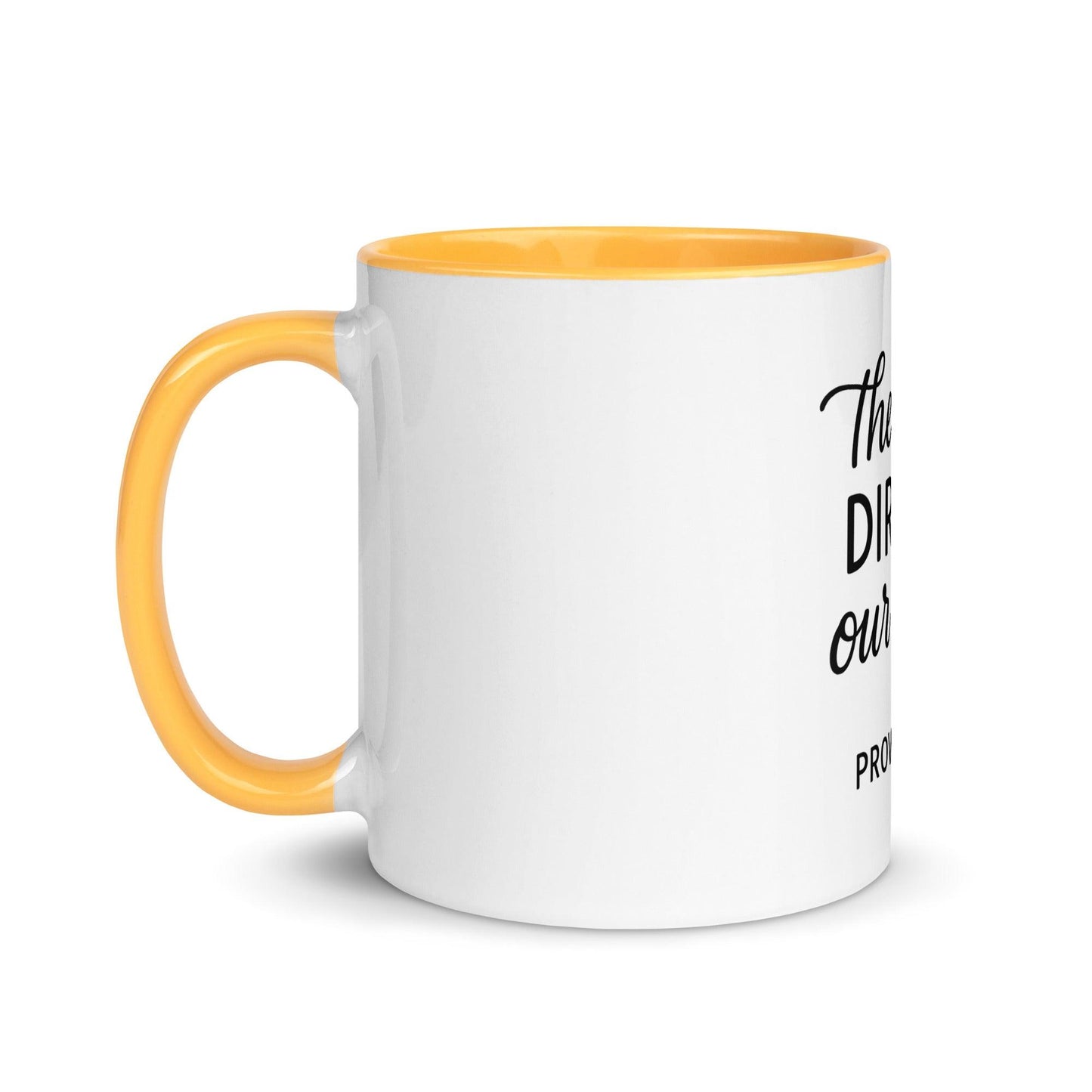 The Lord Directs Our Steps Bible Verse Coffee Cup | Christian Gift for Men & Women - Inspired by True Love