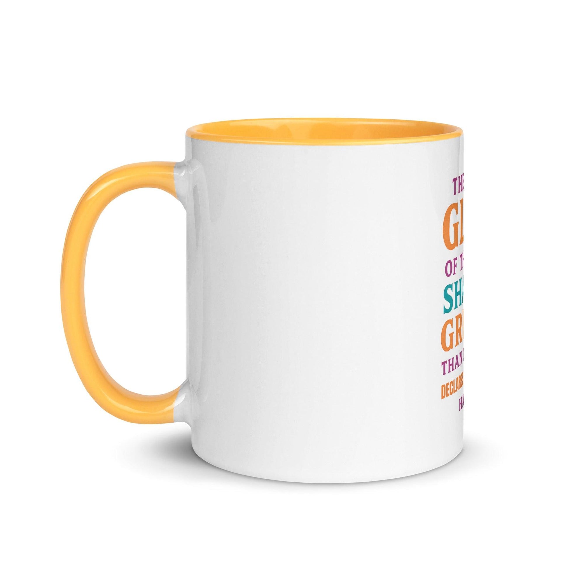 Haggai 2:9 – Christian Mug | The Glory of This Latter House Bible Verse Gift - Inspired by True Love