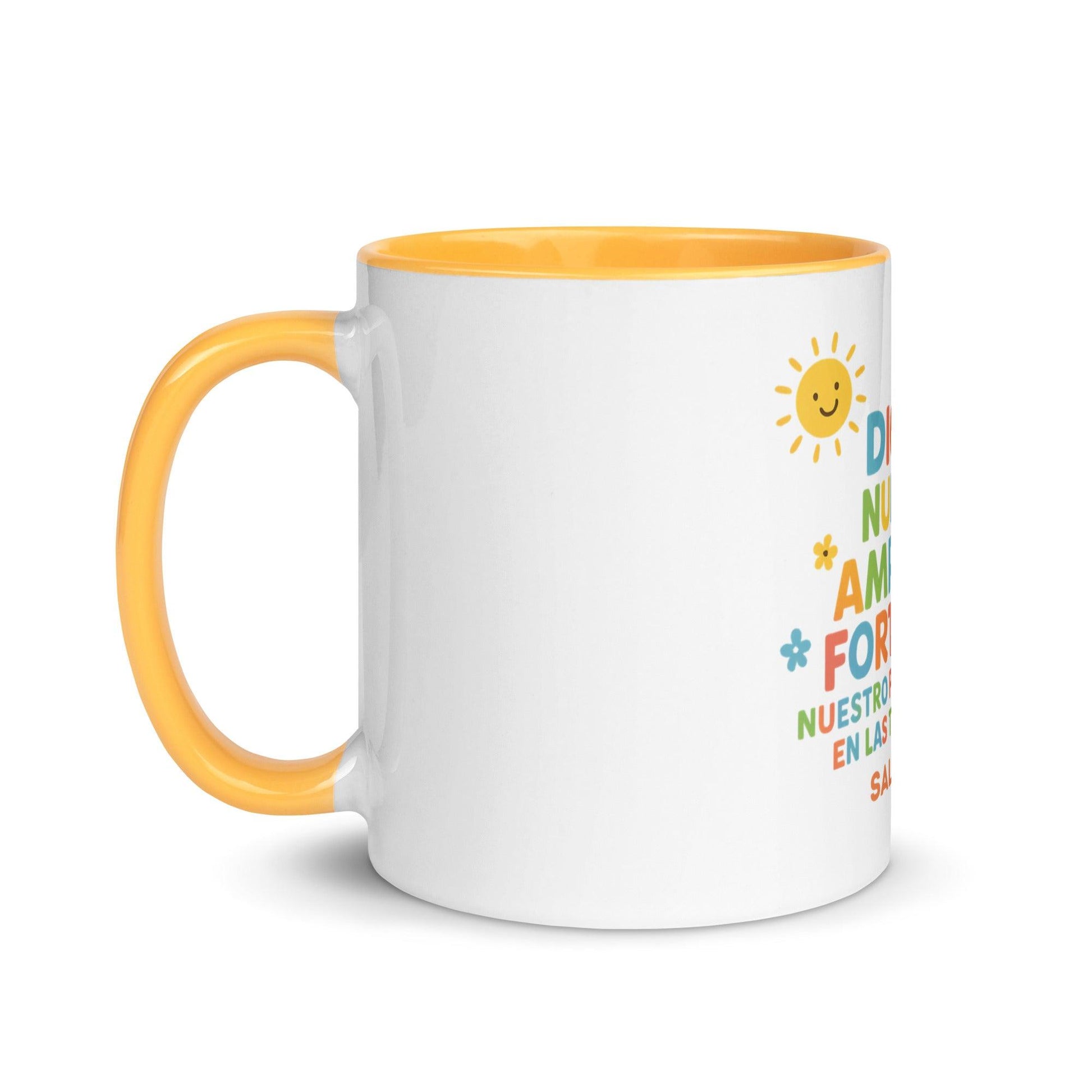 Psalm 46:1 Kids Mug – God Is Our Refuge and Strength Spanish Scripture Cup - Inspired by True Love