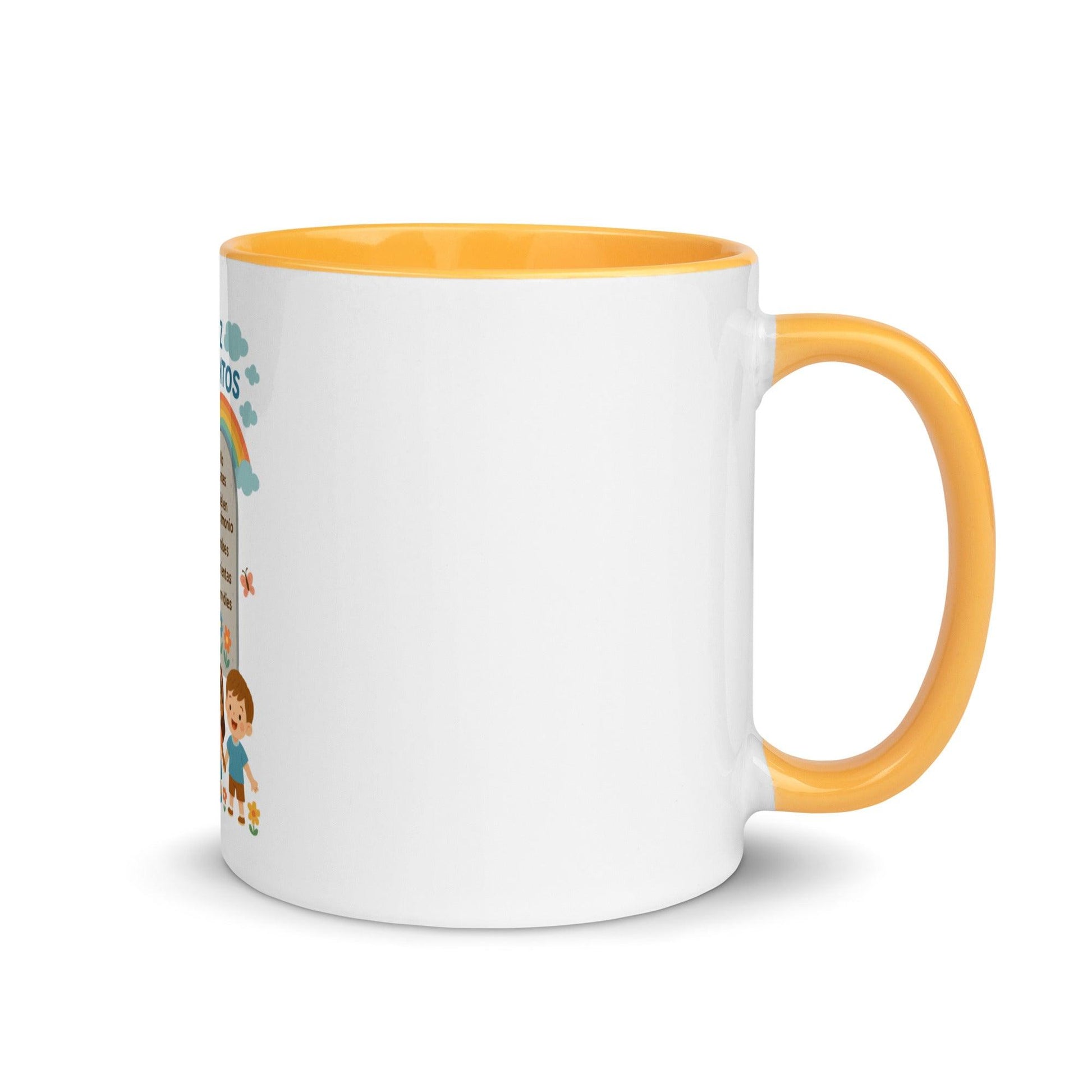 Ten Commandments Spanish Scripture Kids Mug – Christian Enamel Cup for Children - Inspired by True Love
