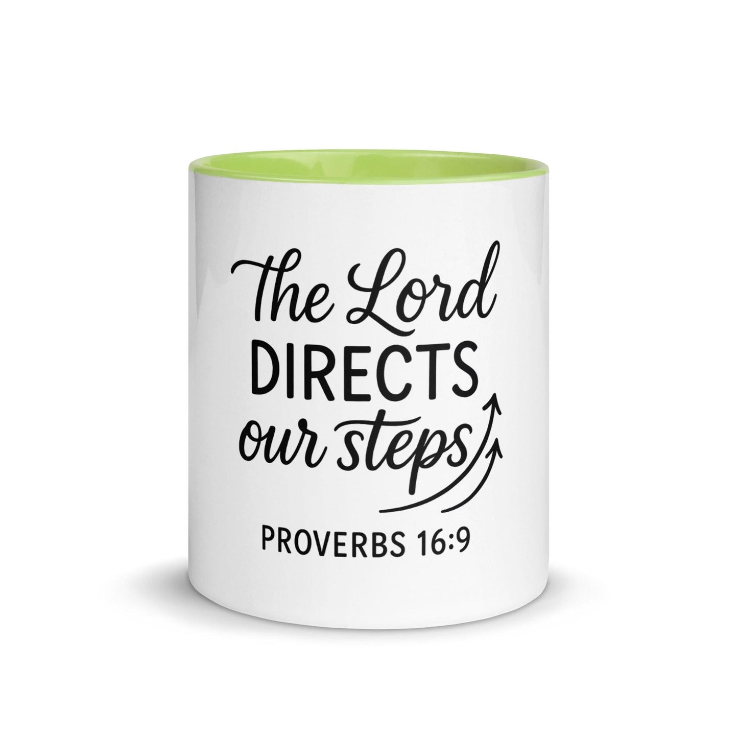The Lord Directs Our Steps Bible Verse Coffee Cup | Christian Gift for Men & Women - Inspired by True Love