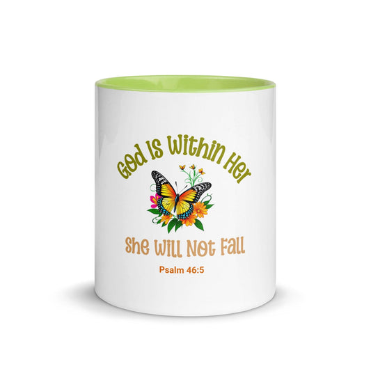 Psalm 46:5 – God Is Within Her, She Will Not Fall Mug - Inspired by True Love