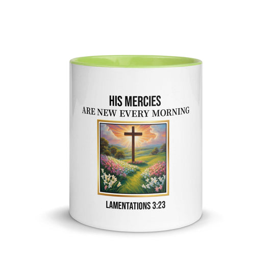 Lamentations 3:23 – Great Is His Faithfulness Mug - Inspired by True Love