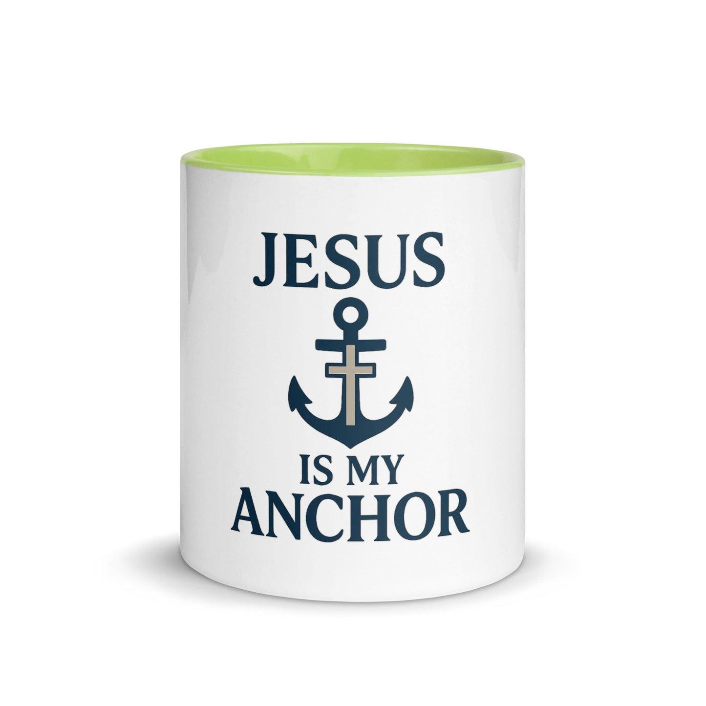 Jesus Is My Anchor Mug – Christian Faith Mug with Nautical Inspiration - Inspired by True Love