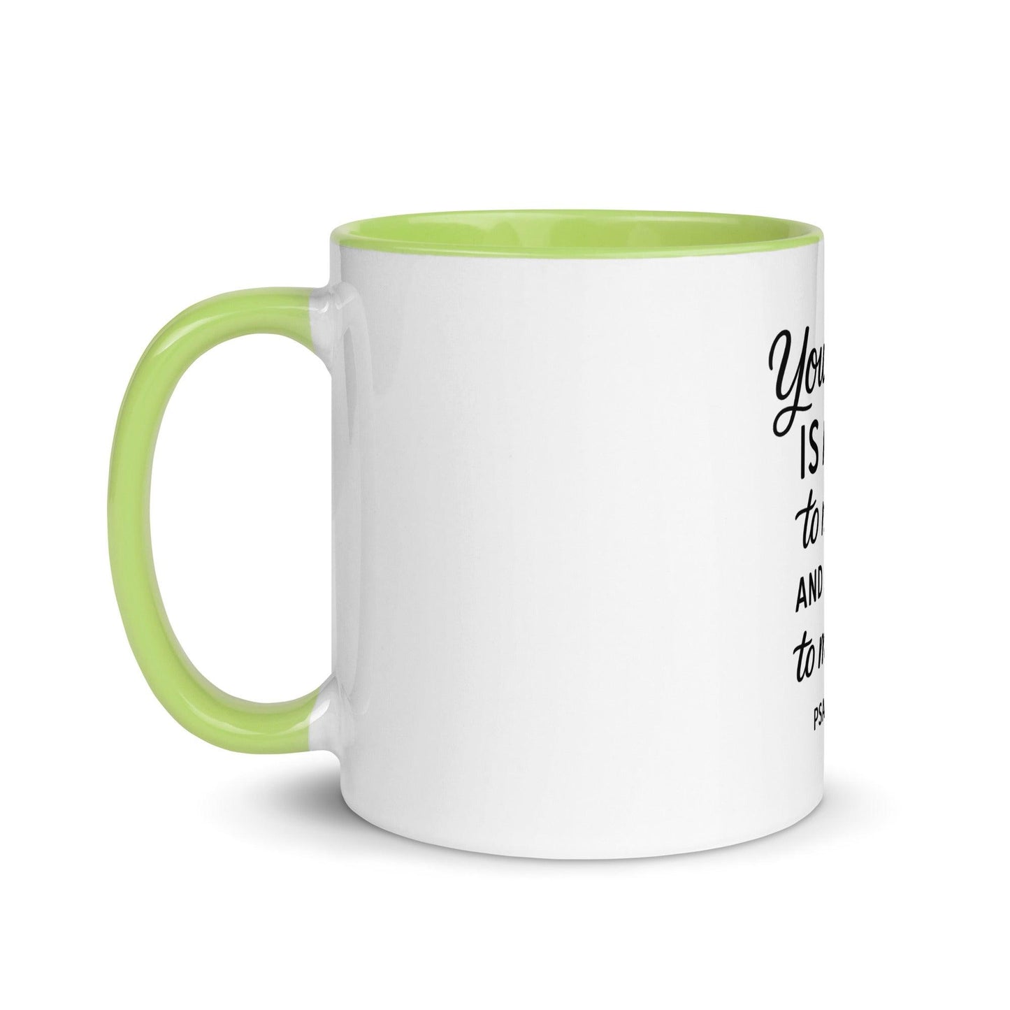 Your Word Is a Lamp to My Feet Bible Verse Coffee Cup | Christian Gift for Men & Women - Inspired by True Love