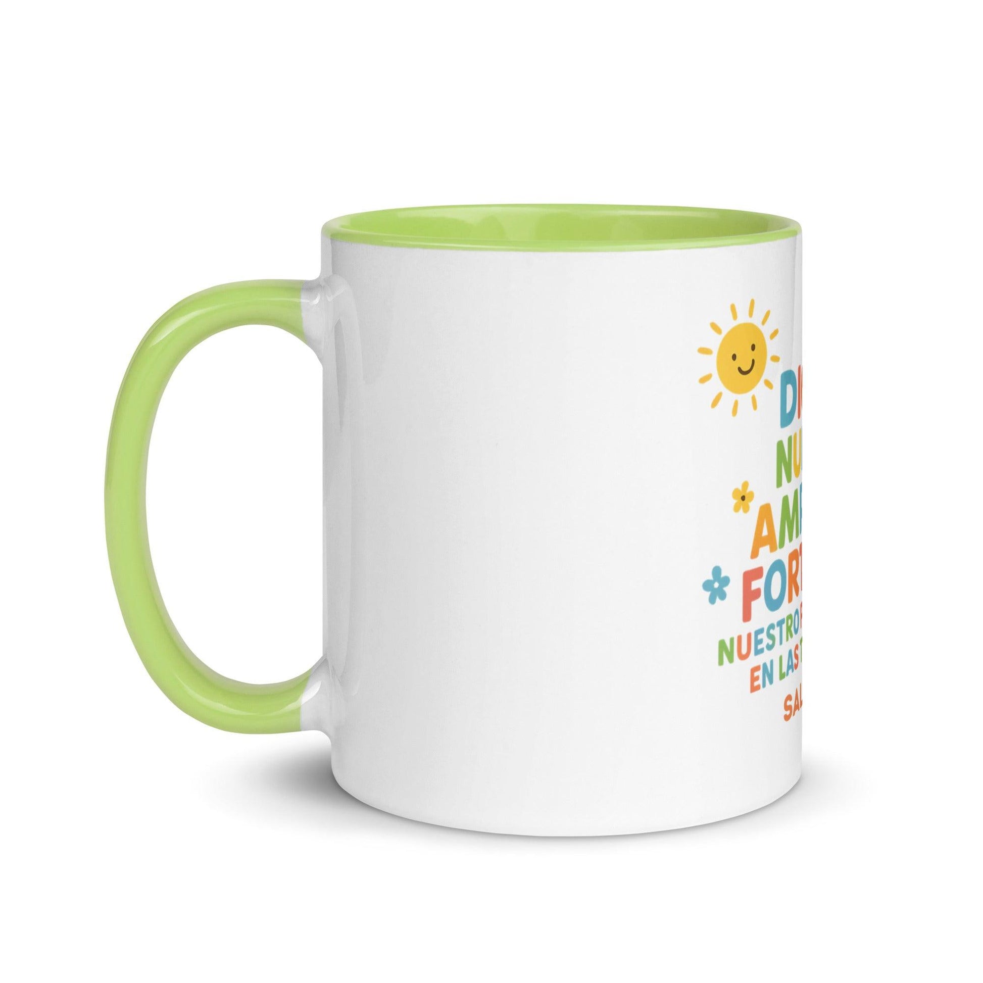Psalm 46:1 Kids Mug – God Is Our Refuge and Strength Spanish Scripture Cup - Inspired by True Love