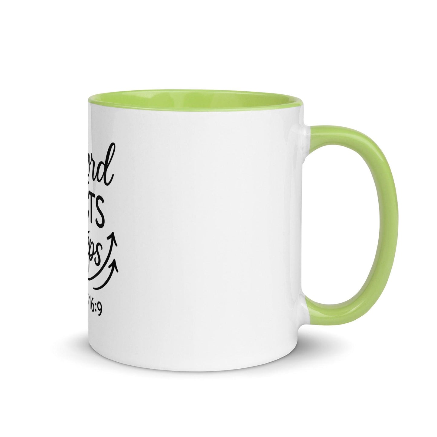 The Lord Directs Our Steps Bible Verse Coffee Cup | Christian Gift for Men & Women - Inspired by True Love