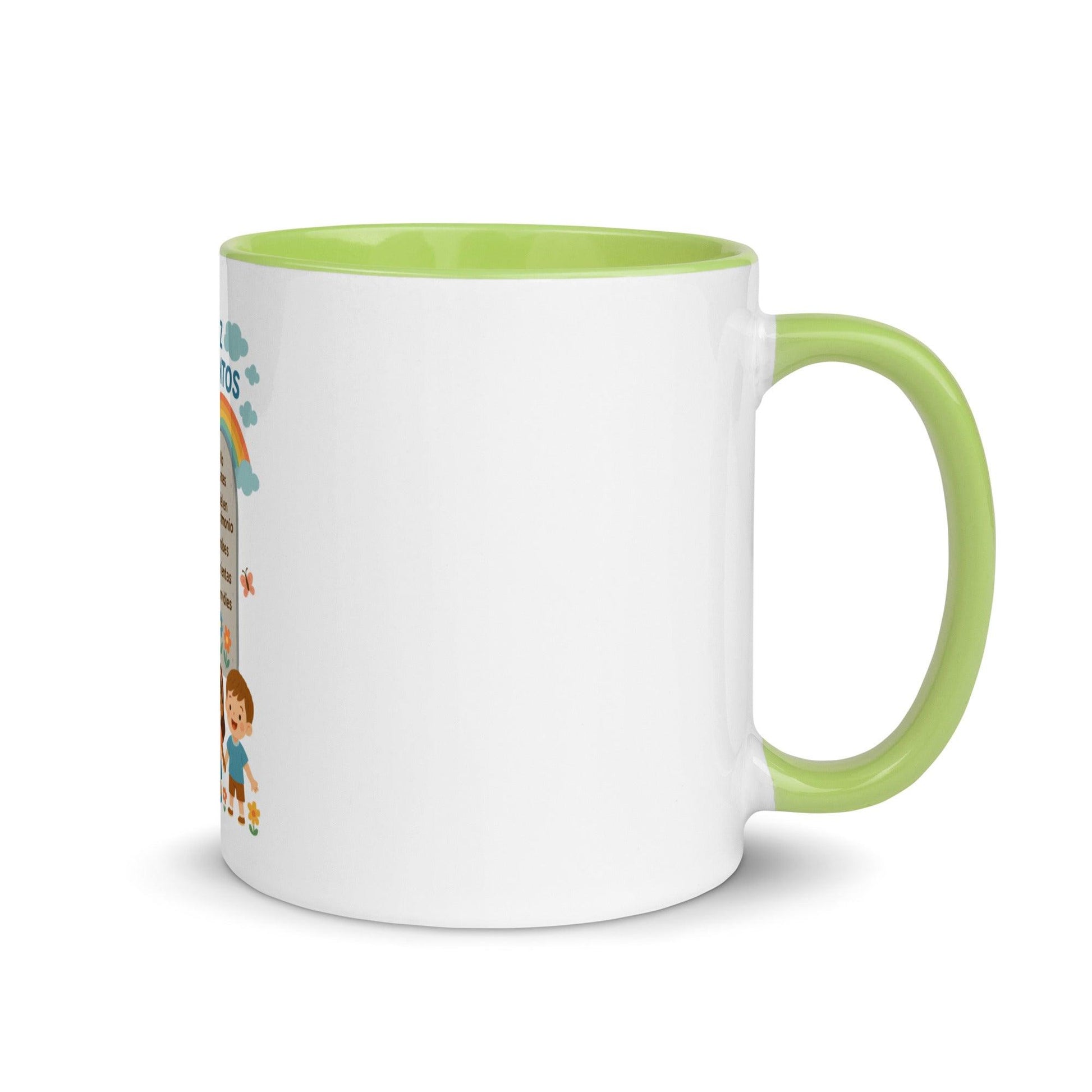 Ten Commandments Spanish Scripture Kids Mug – Christian Enamel Cup for Children - Inspired by True Love