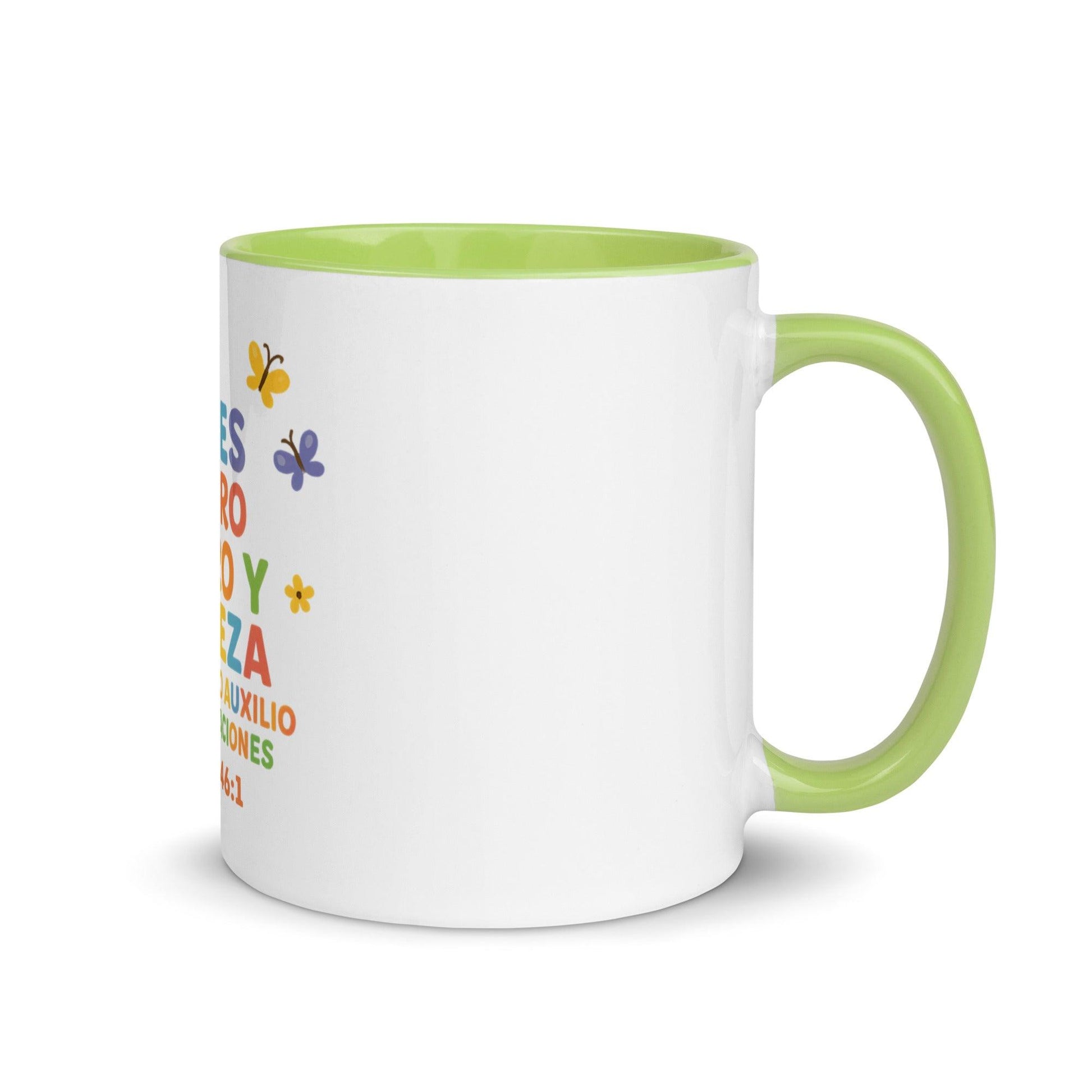 Psalm 46:1 Kids Mug – God Is Our Refuge and Strength Spanish Scripture Cup - Inspired by True Love
