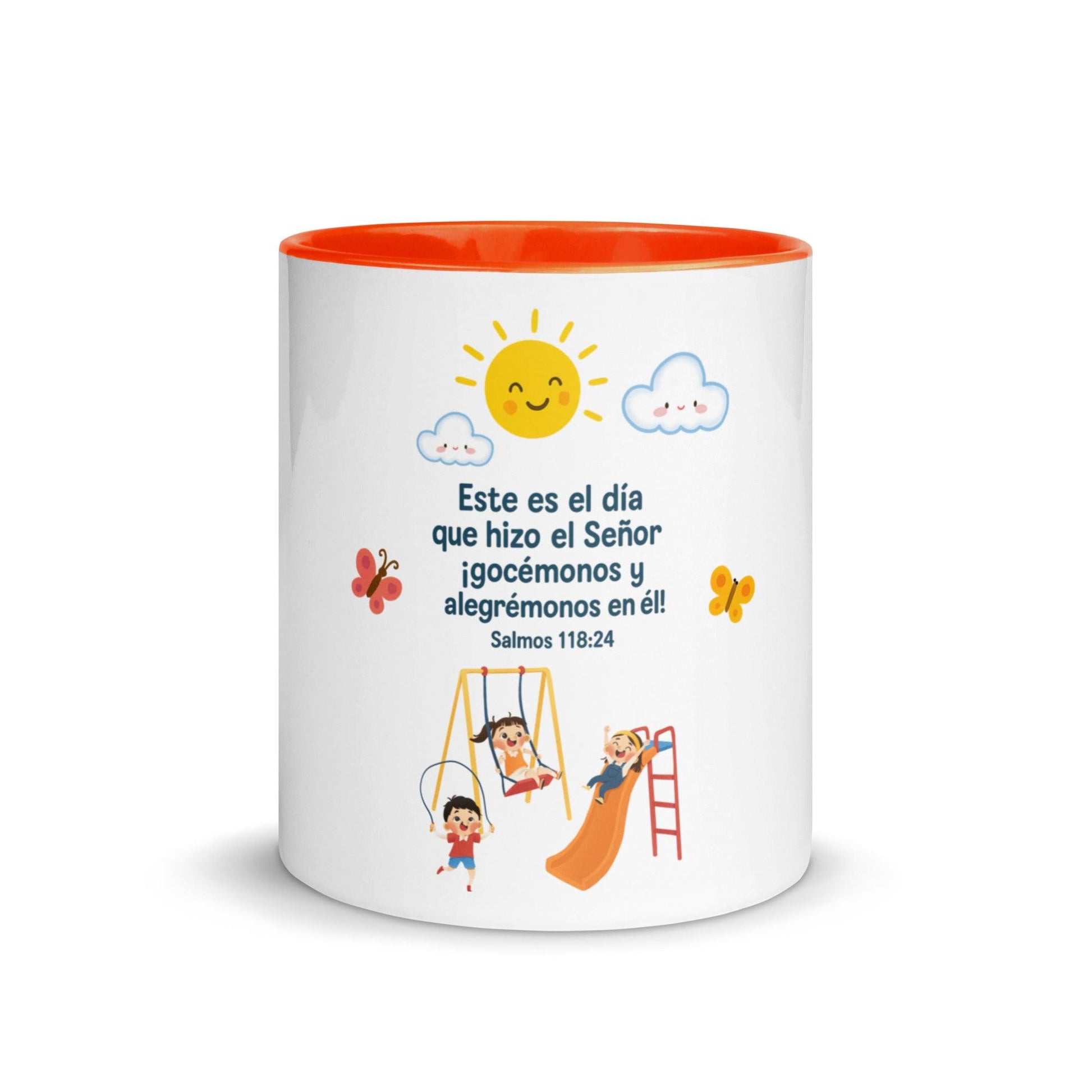 Psalm 118:24 Spanish Scripture Mug – This Is the Day the Lord Has Made - Inspired by True Love