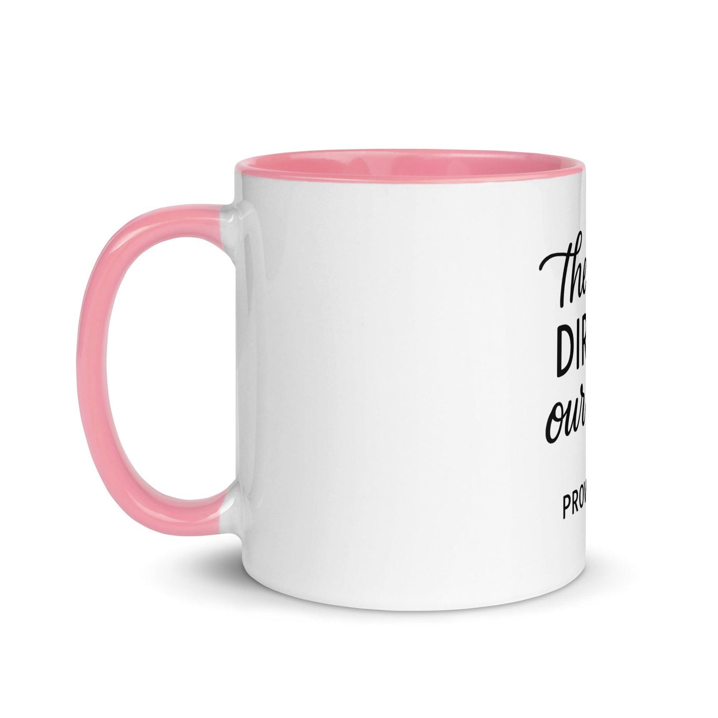 The Lord Directs Our Steps Bible Verse Coffee Cup | Christian Gift for Men & Women - Inspired by True Love