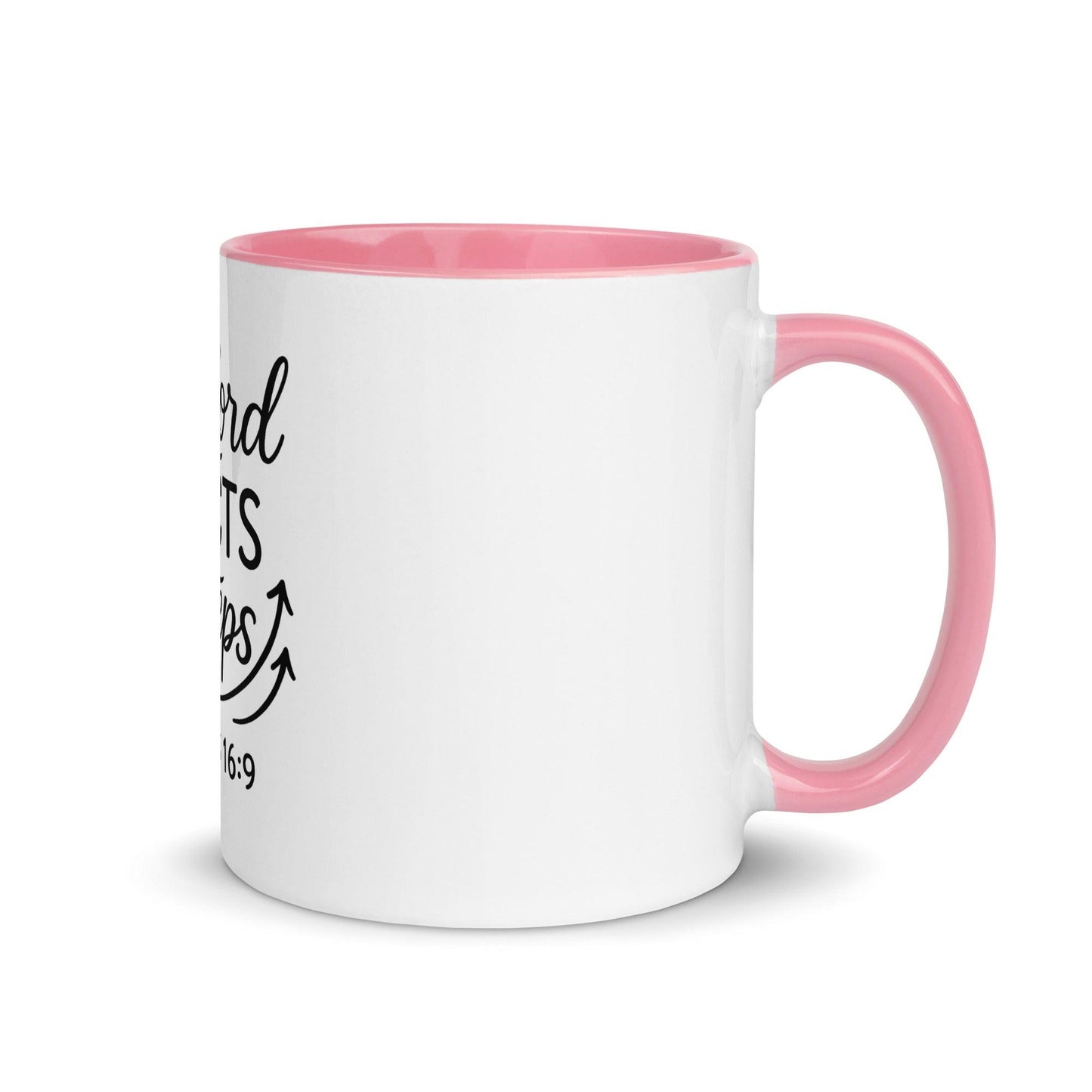 The Lord Directs Our Steps Bible Verse Coffee Cup | Christian Gift for Men & Women - Inspired by True Love