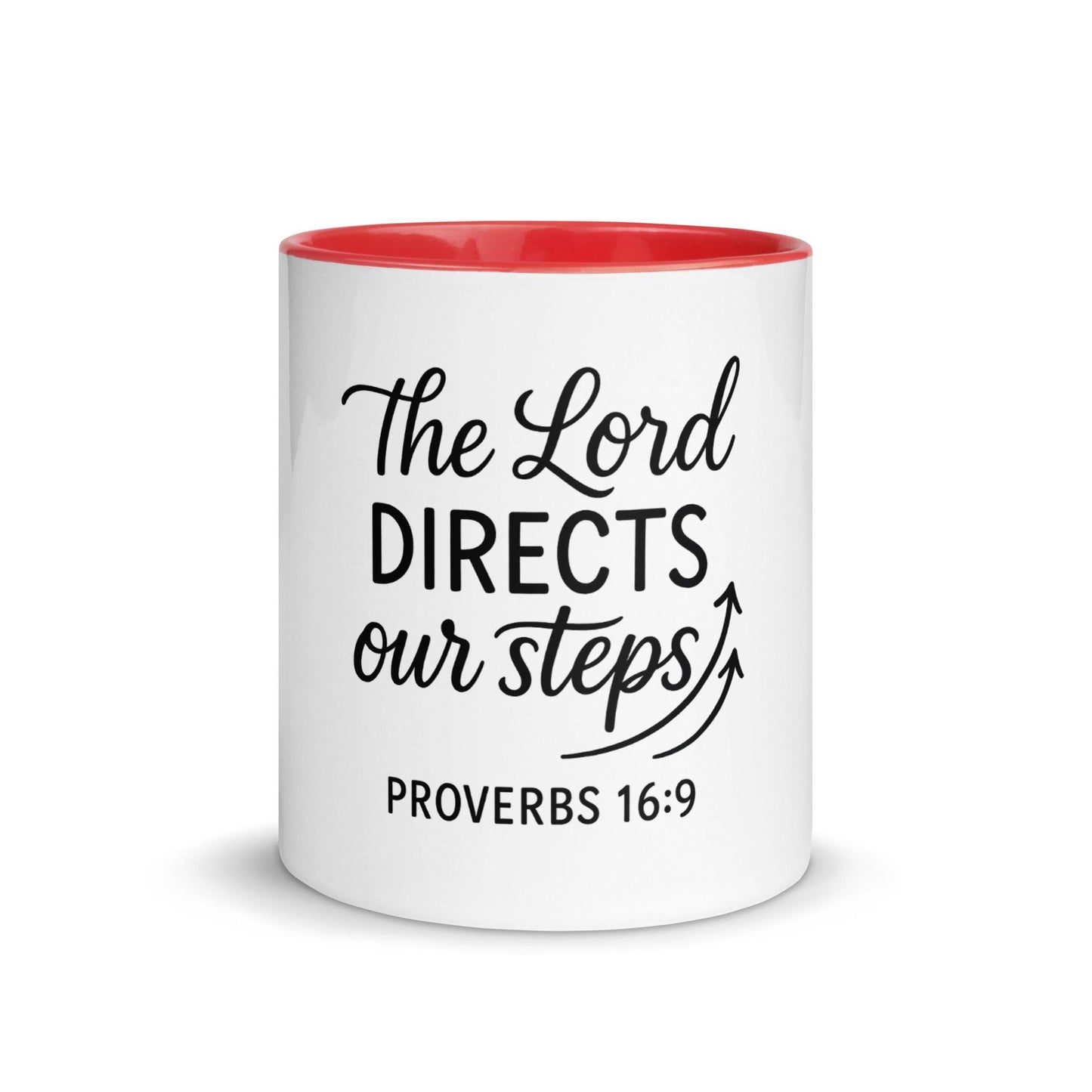 The Lord Directs Our Steps Bible Verse Coffee Cup | Christian Gift for Men & Women - Inspired by True Love