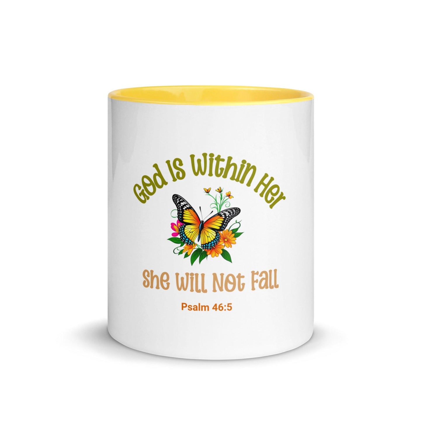 Psalm 46:5 – God Is Within Her, She Will Not Fall Mug - Inspired by True Love