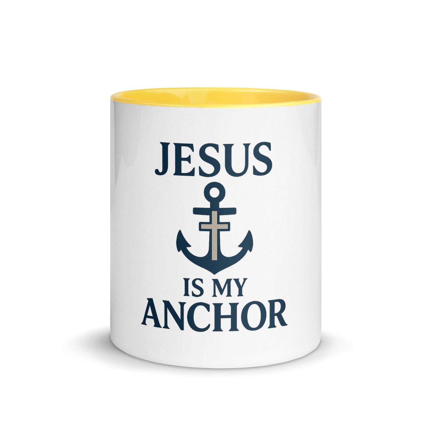 Jesus Is My Anchor Mug – Christian Faith Mug with Nautical Inspiration - Inspired by True Love