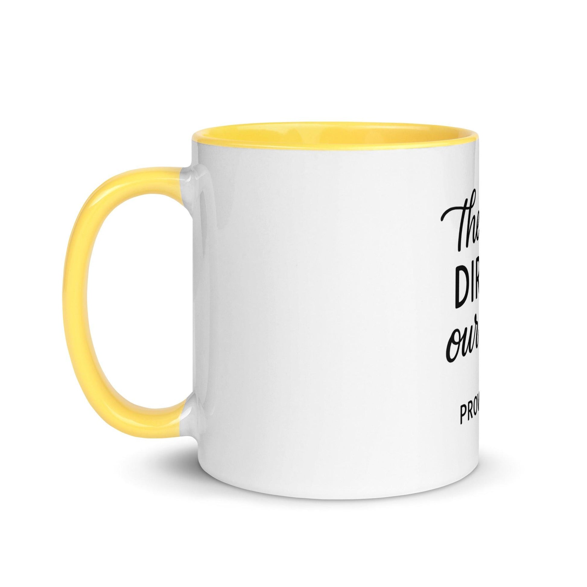 The Lord Directs Our Steps Bible Verse Coffee Cup | Christian Gift for Men & Women - Inspired by True Love