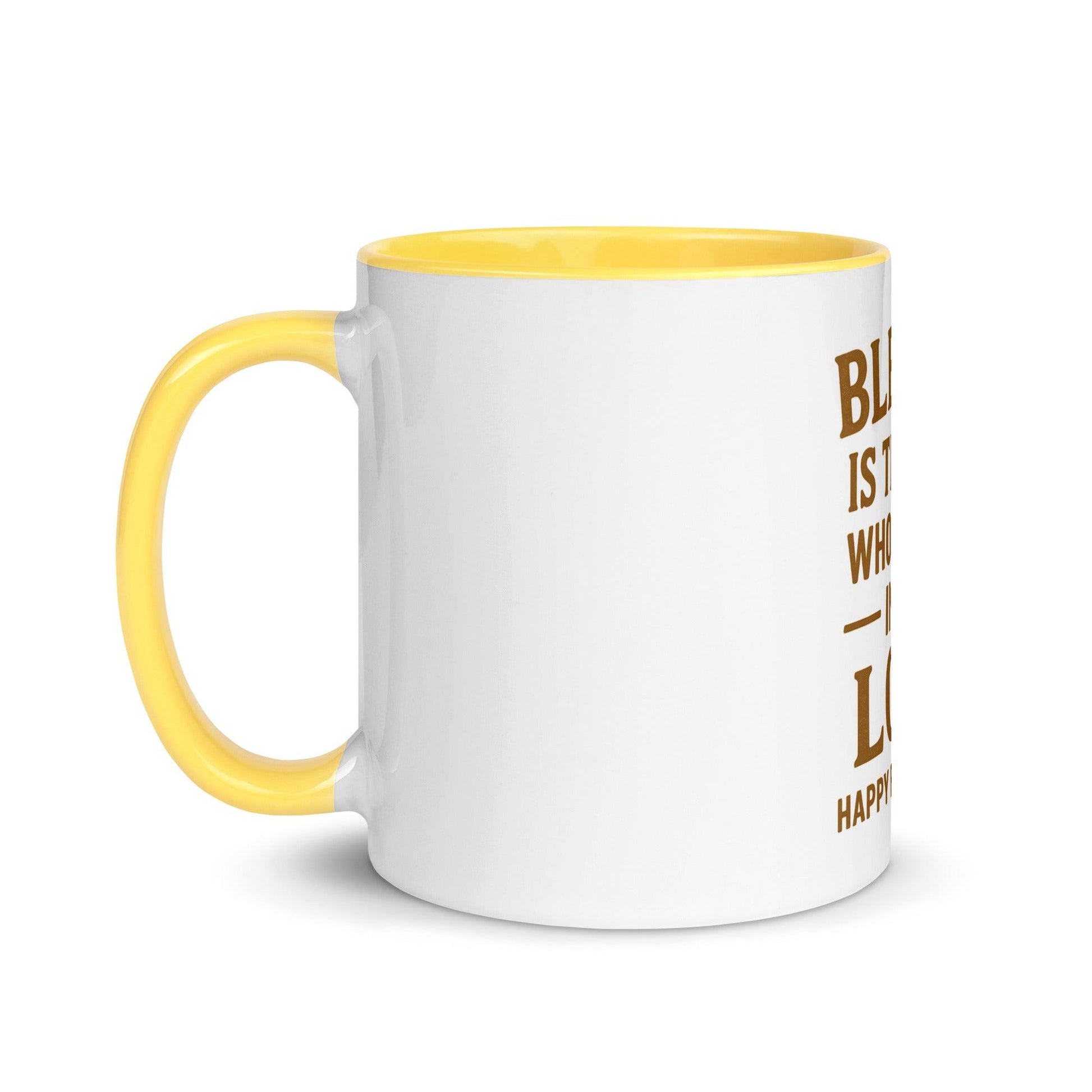 Blessed Is the Man Who Trusts in the Lord – Father’s Day Mug – Christian Gift for Dad – Jeremiah 17:7 Inspirational Coffee Cup - Inspired by True Love