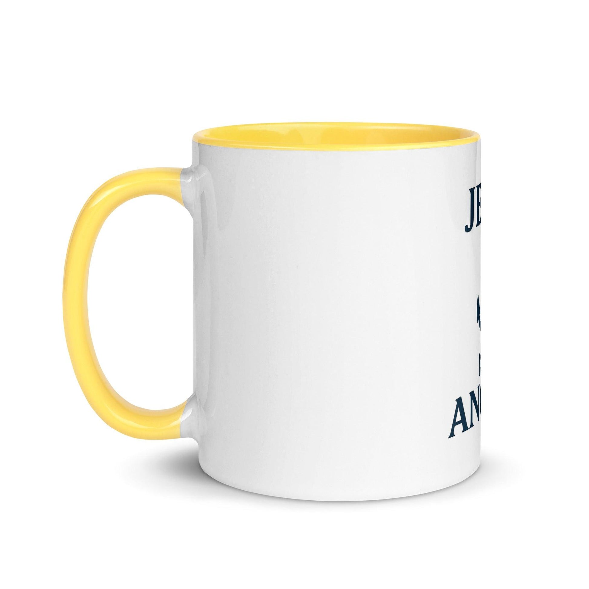 Jesus Is My Anchor Mug – Christian Faith Mug with Nautical Inspiration - Inspired by True Love