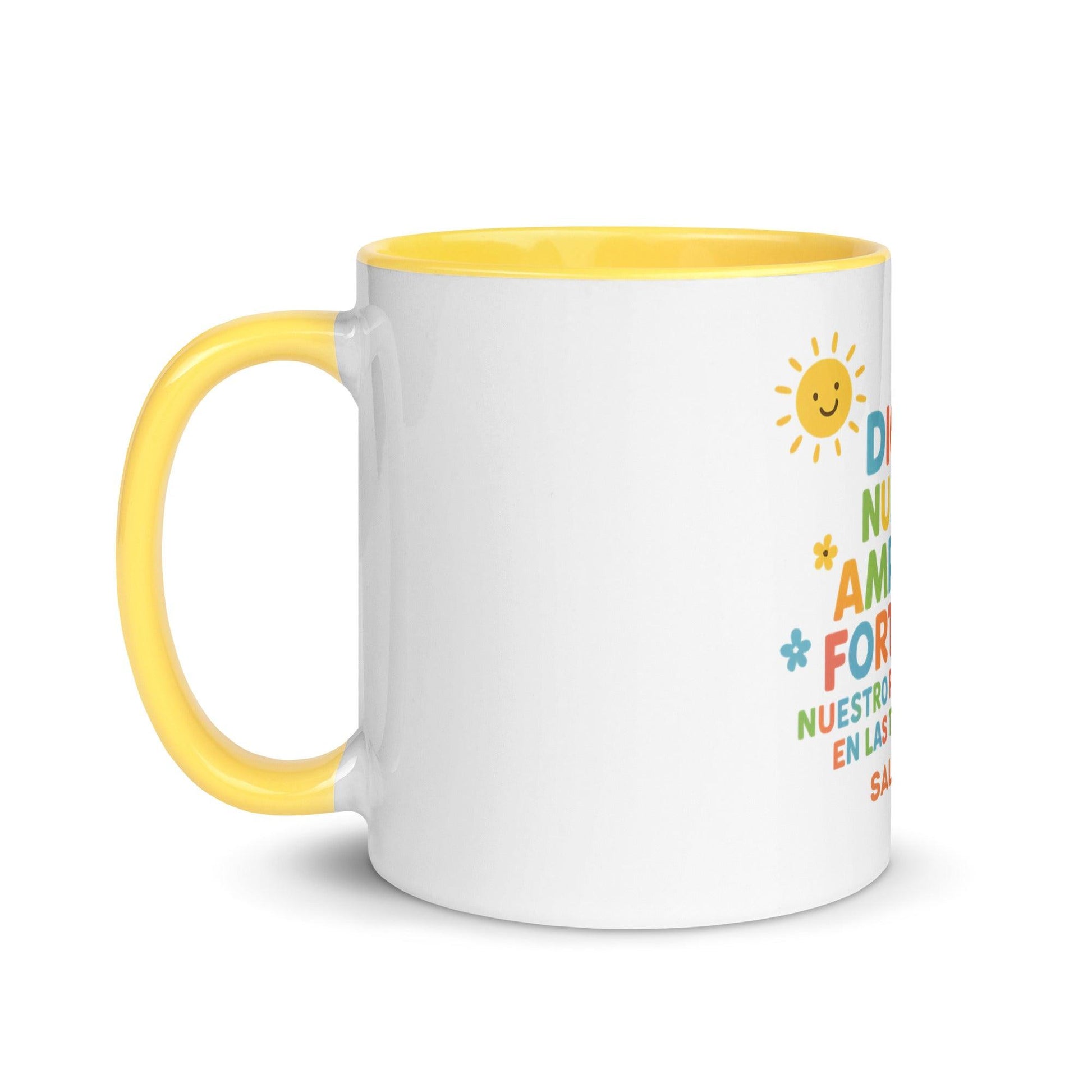 Psalm 46:1 Kids Mug – God Is Our Refuge and Strength Spanish Scripture Cup - Inspired by True Love