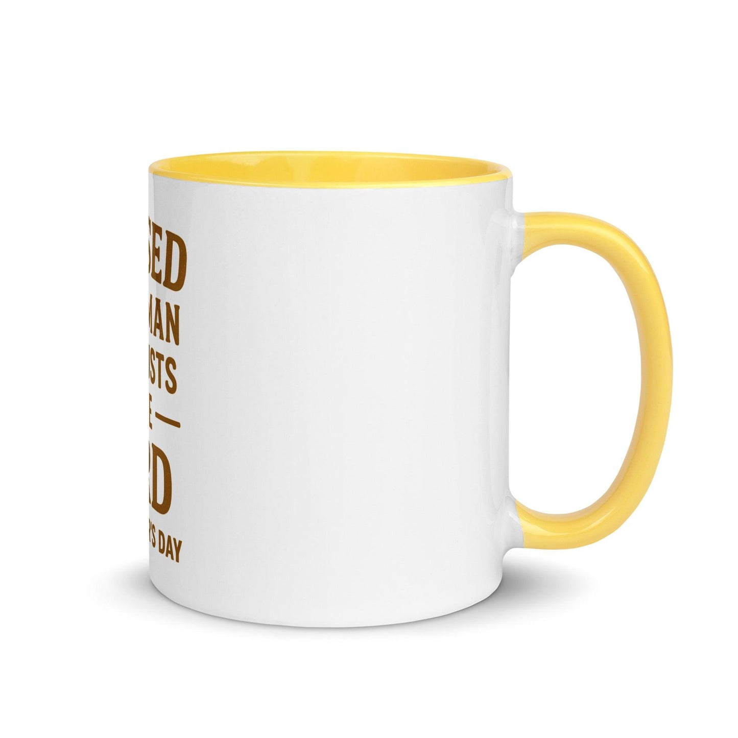 Blessed Is the Man Who Trusts in the Lord – Father’s Day Mug – Christian Gift for Dad – Jeremiah 17:7 Inspirational Coffee Cup - Inspired by True Love