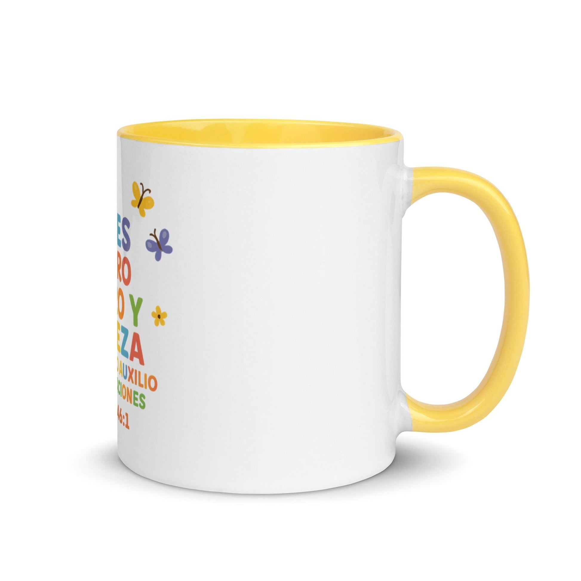 Psalm 46:1 Kids Mug – God Is Our Refuge and Strength Spanish Scripture Cup - Inspired by True Love